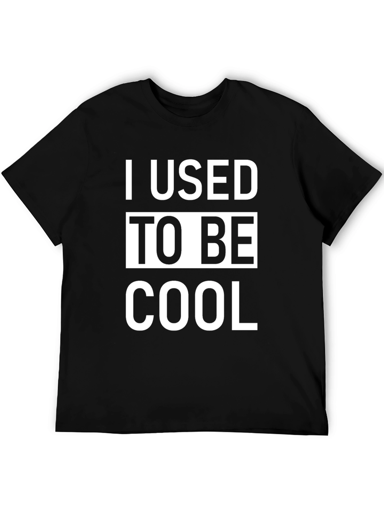 Black I Used To Be Cool Graphic Tee view 5