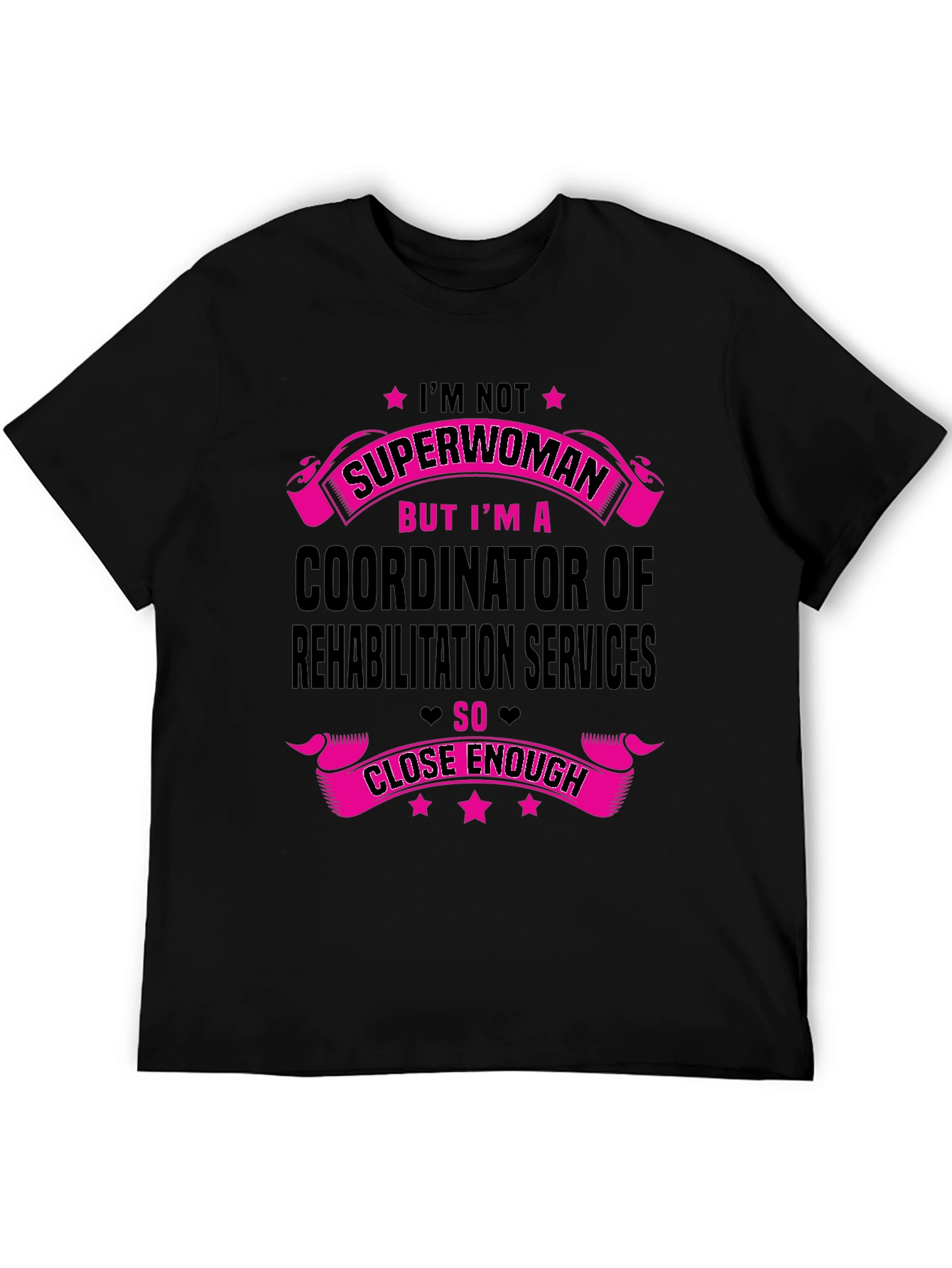 Black Superwoman Coordinator T-Shirt view 5