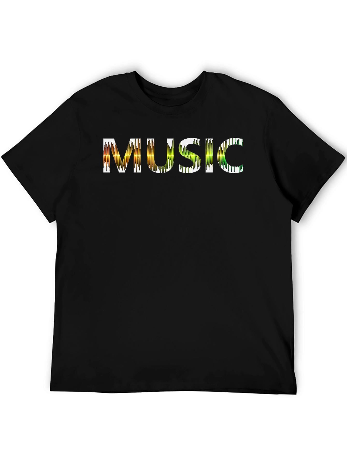 Music Graphic Tee - Stylish Black T-Shirt - 5