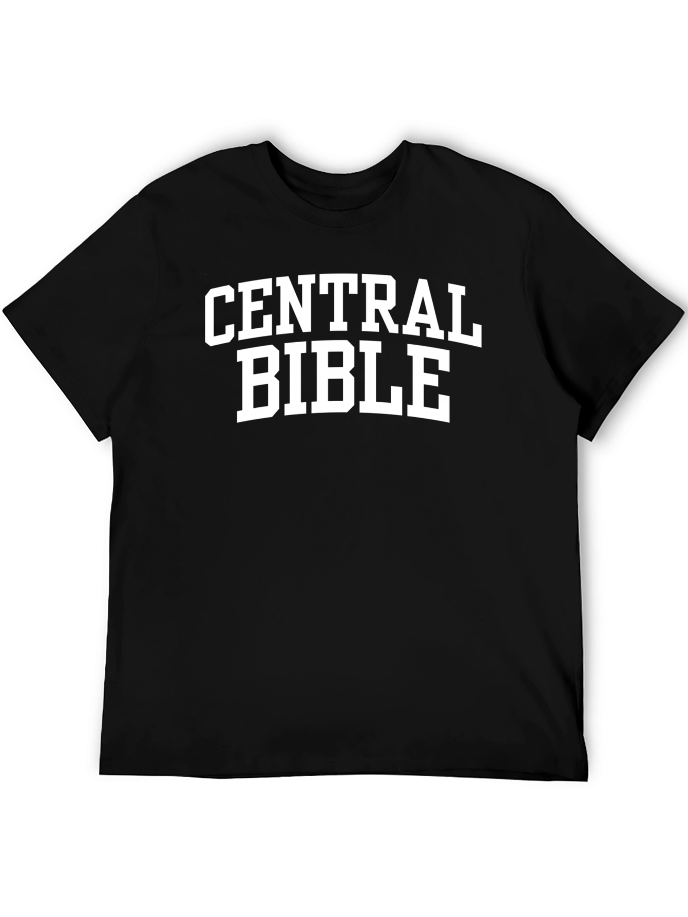 Black Central Bible Black T-Shirt view 5