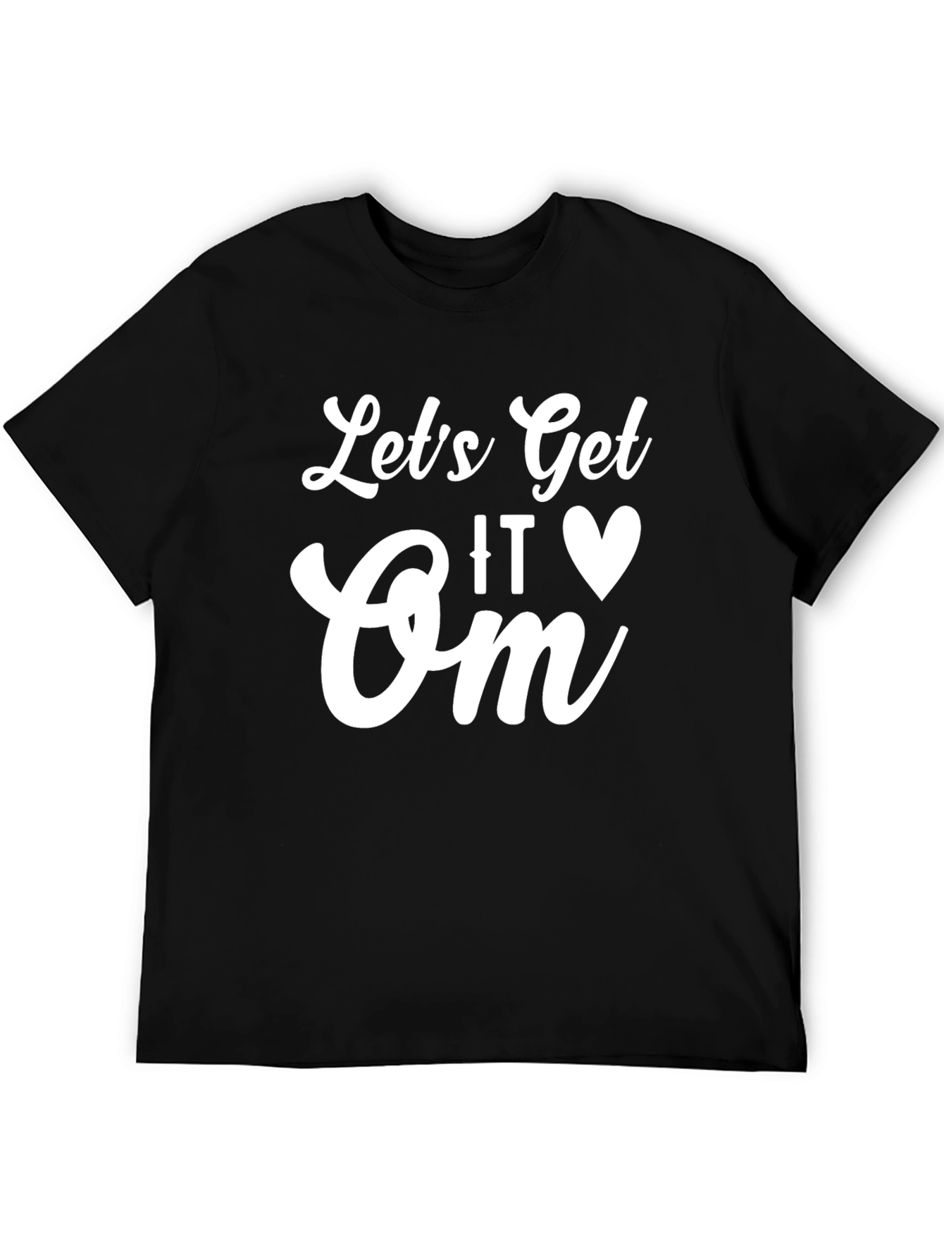 Black Let's Get It On Graphic Tee view 5