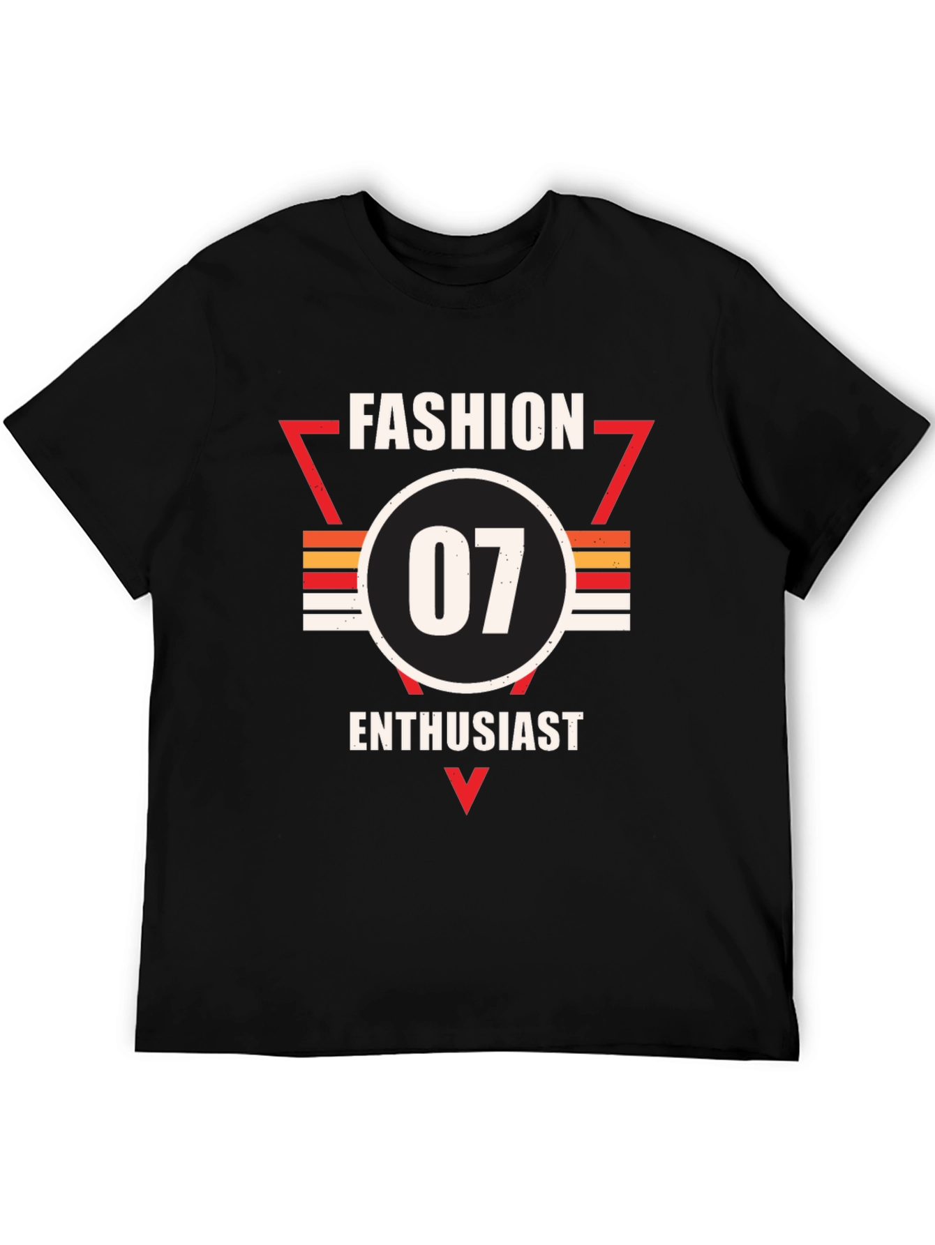 Black Fashion Enthusiast 07 Graphic Tee view 5