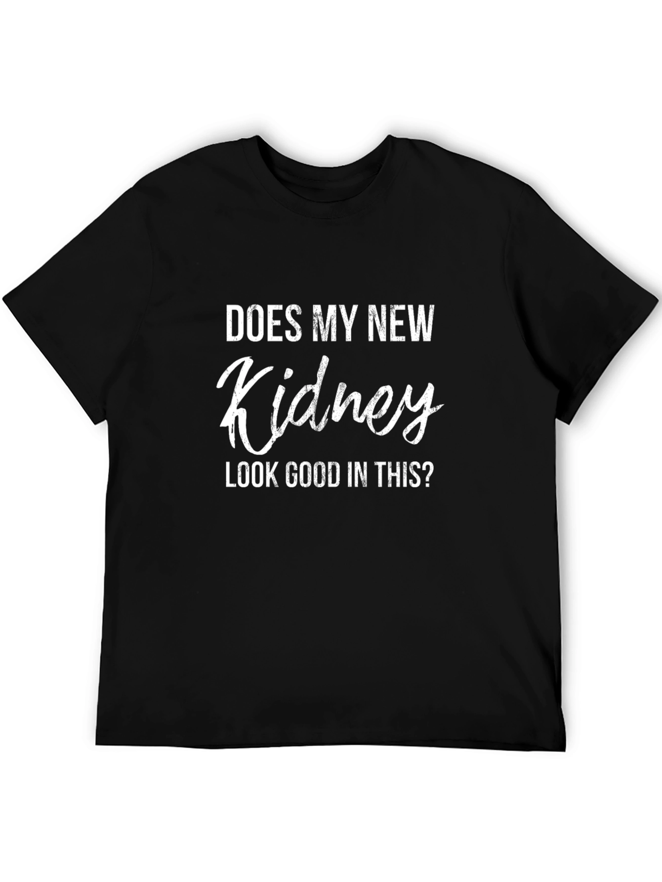 Black New Kidney Graphic Novelty T-Shirt view 5