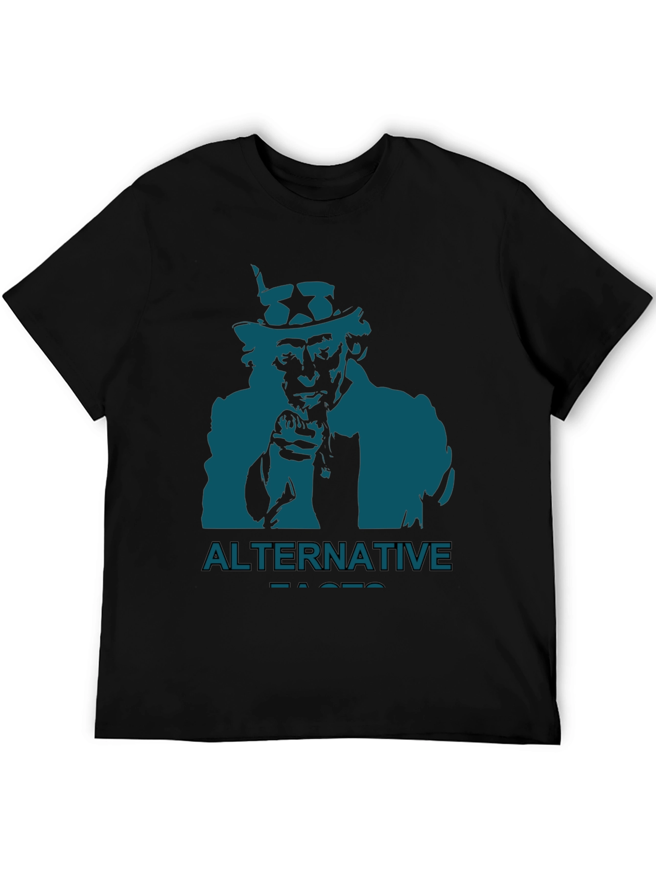 Black Alternative Facts T-Shirt Uncle Sam view 5