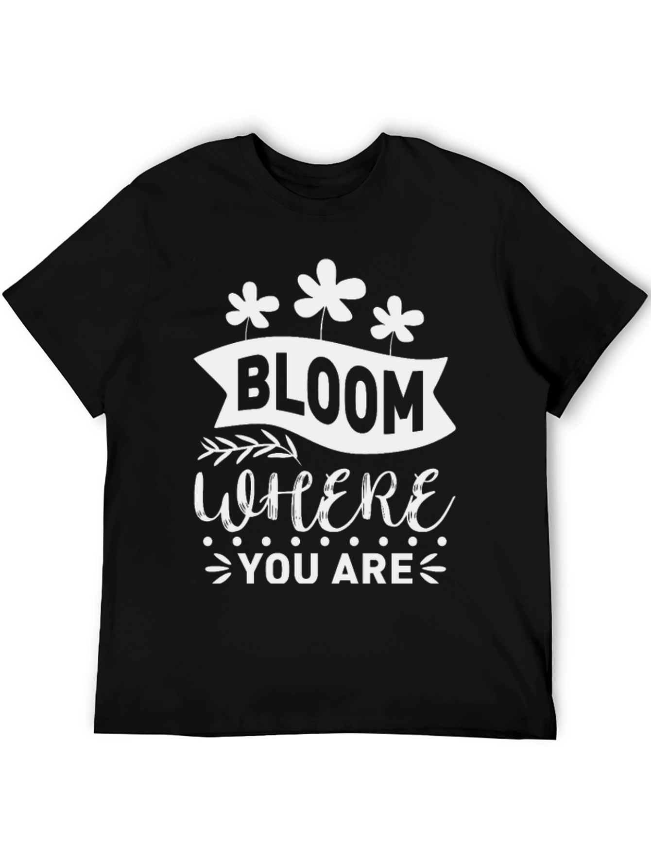 Black Bloom Where You Are T-Shirt view 5