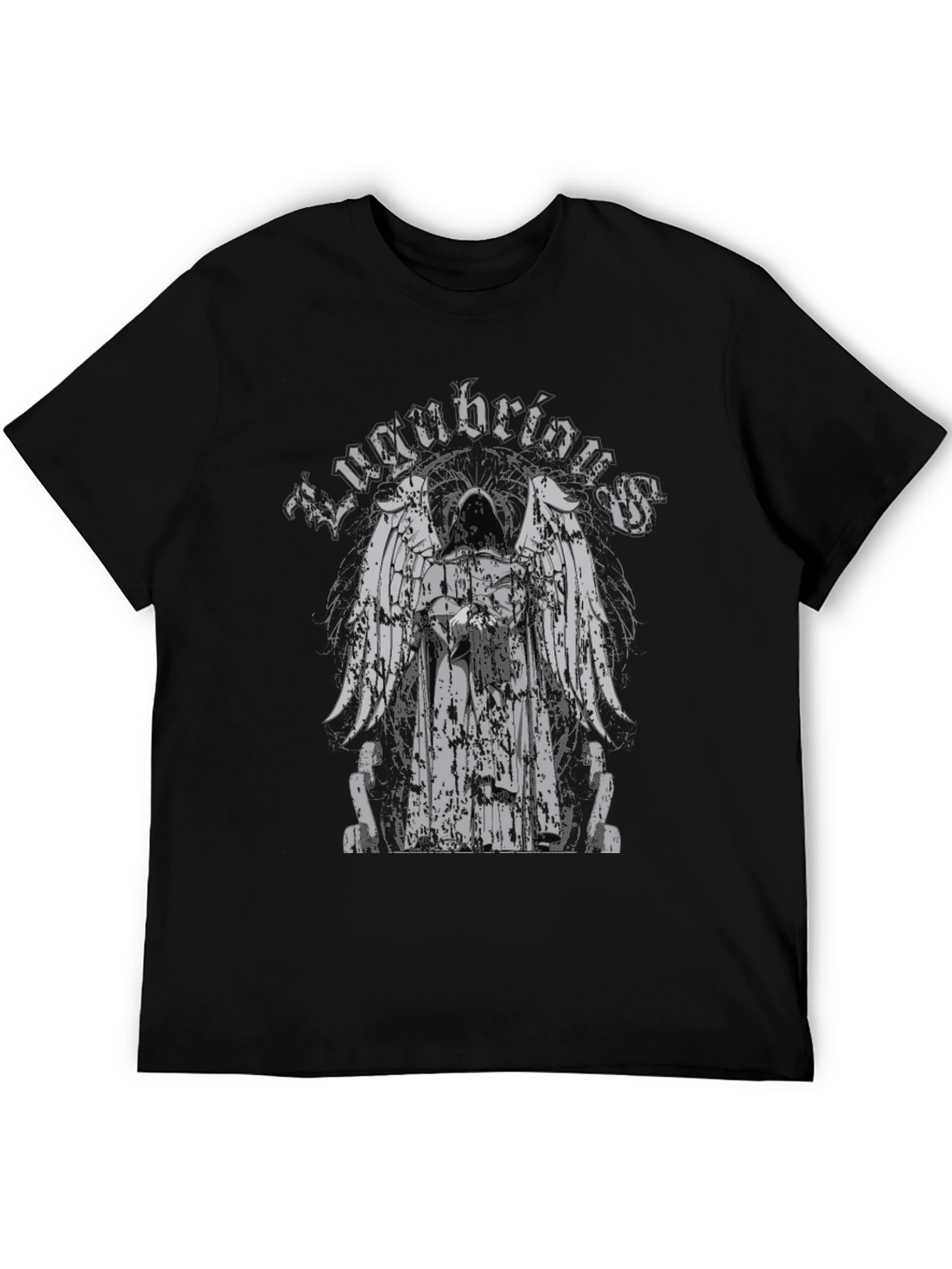 Black Lugubrious Grim Reaper T-Shirt view 5