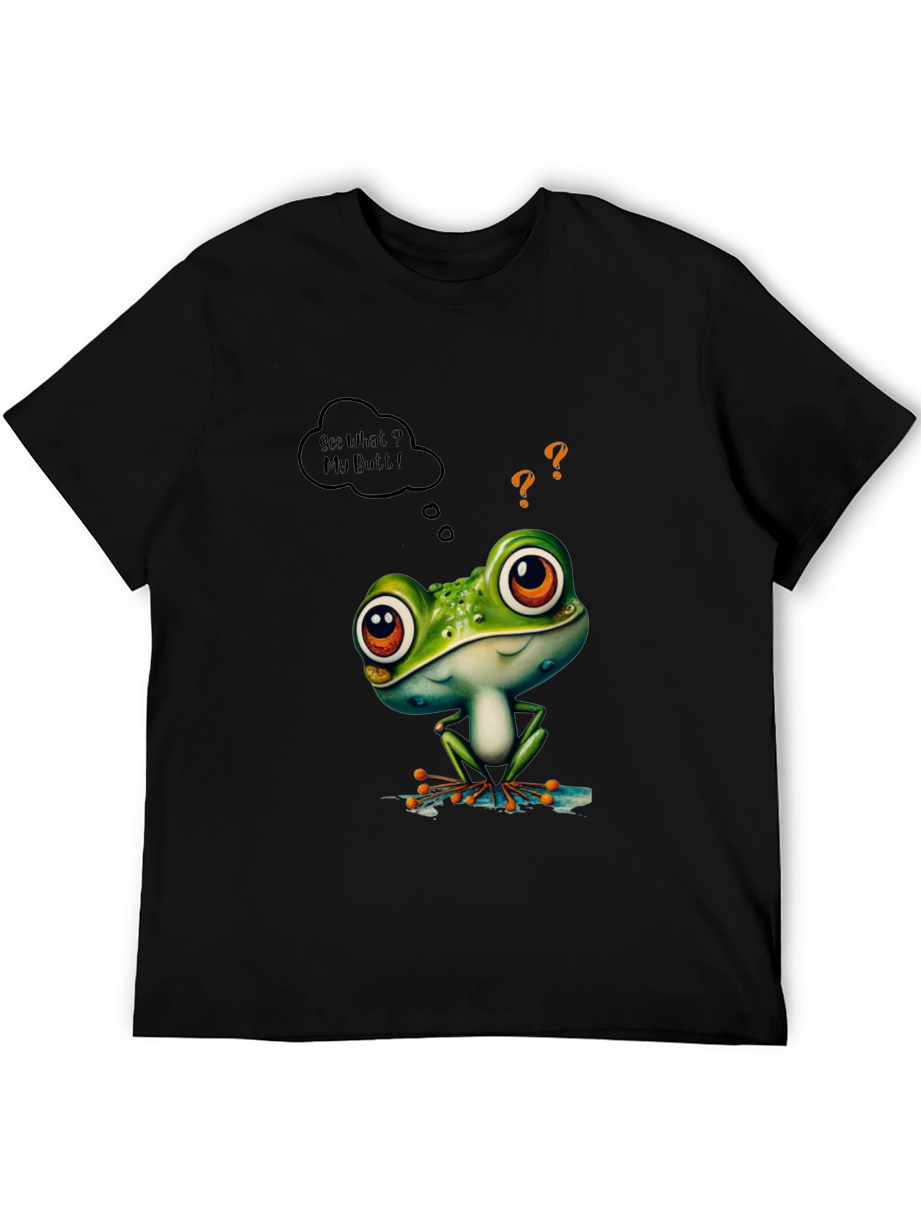 Black Frog Butt T-Shirt view 5