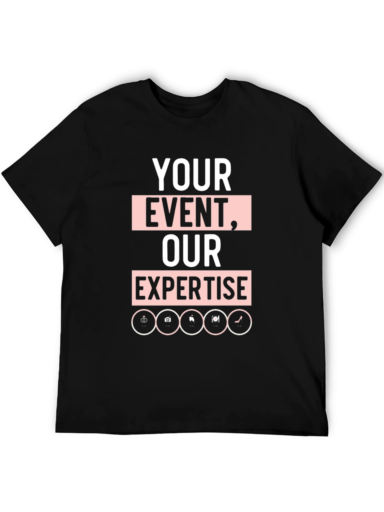 Black Event Expertise Graphic Tee - Black view 5