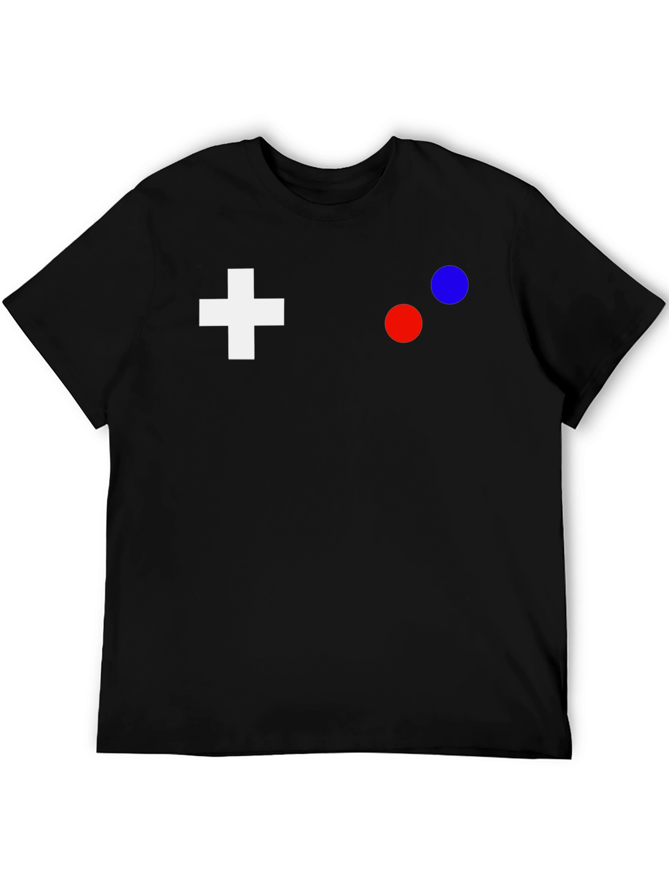 Black Retro Gaming Controller T-Shirt - Black view 5