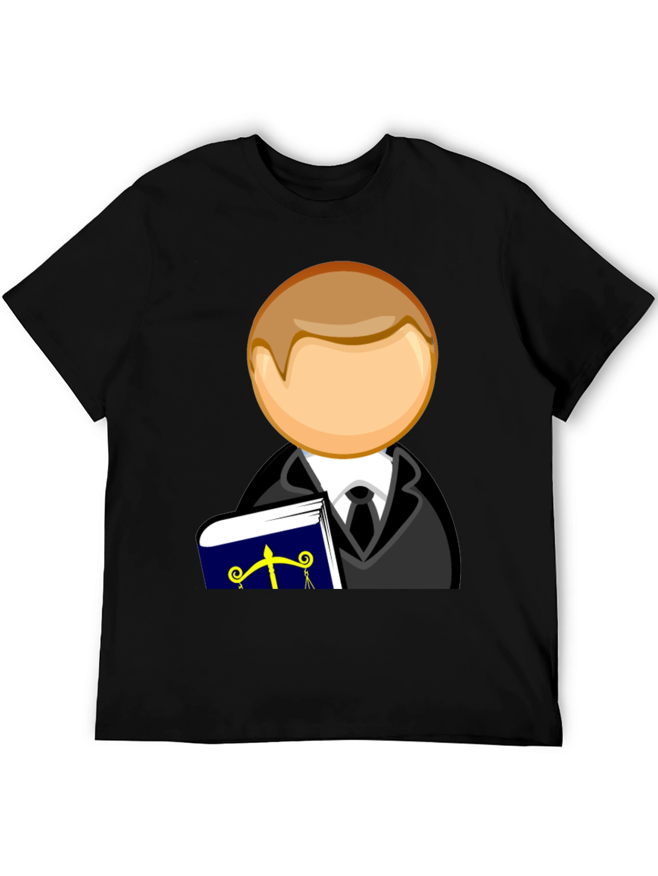 Black Lawyer Style T-Shirt view 5