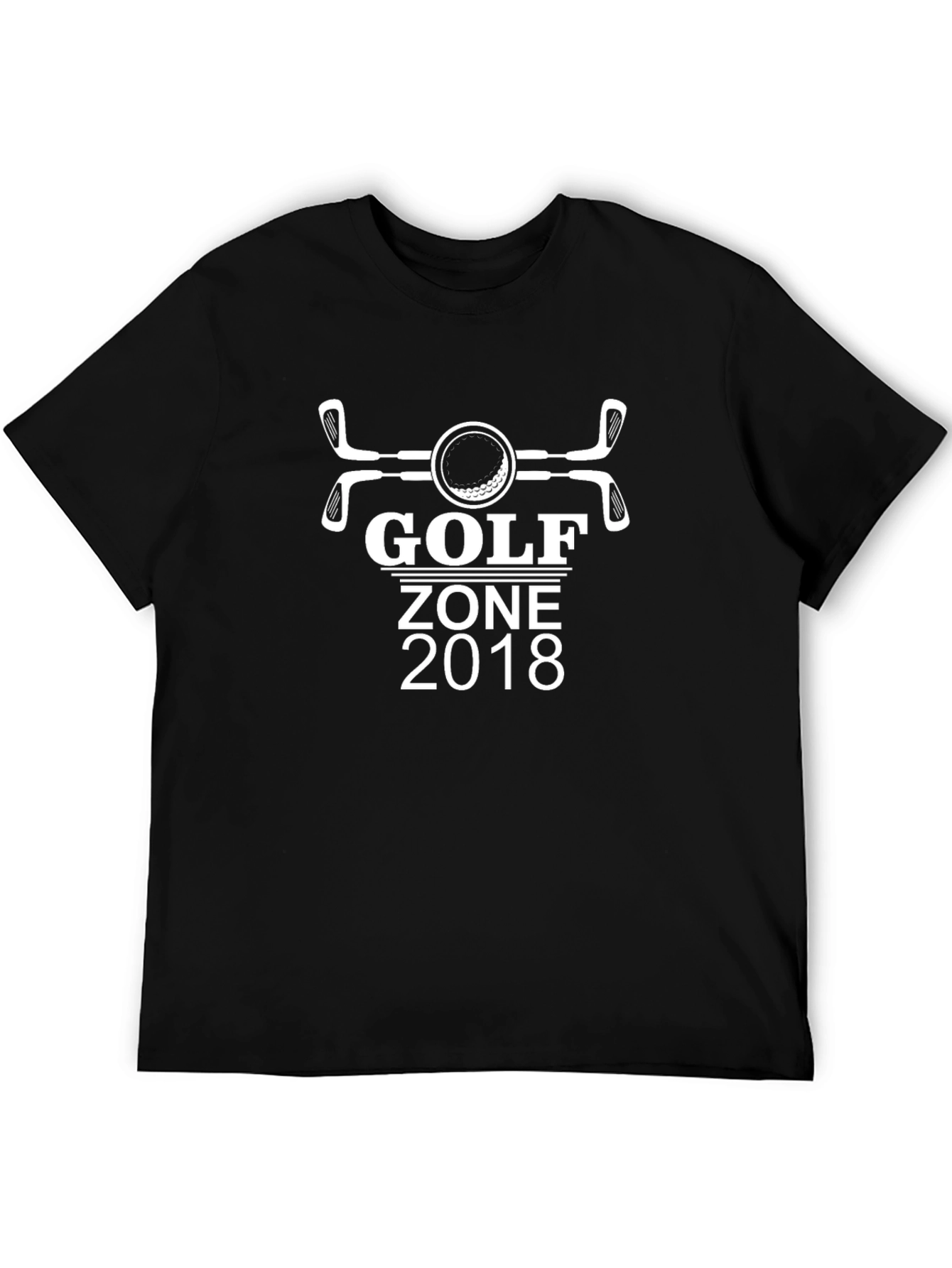 Black Golf Zone 2018 Black T-Shirt view 5