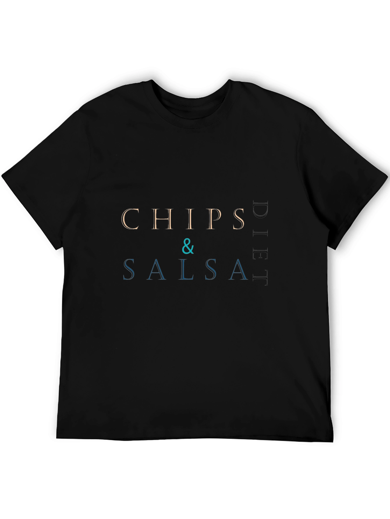 Chips & Salsa Diet T-Shirt - Humorous Foodie Tee - 5