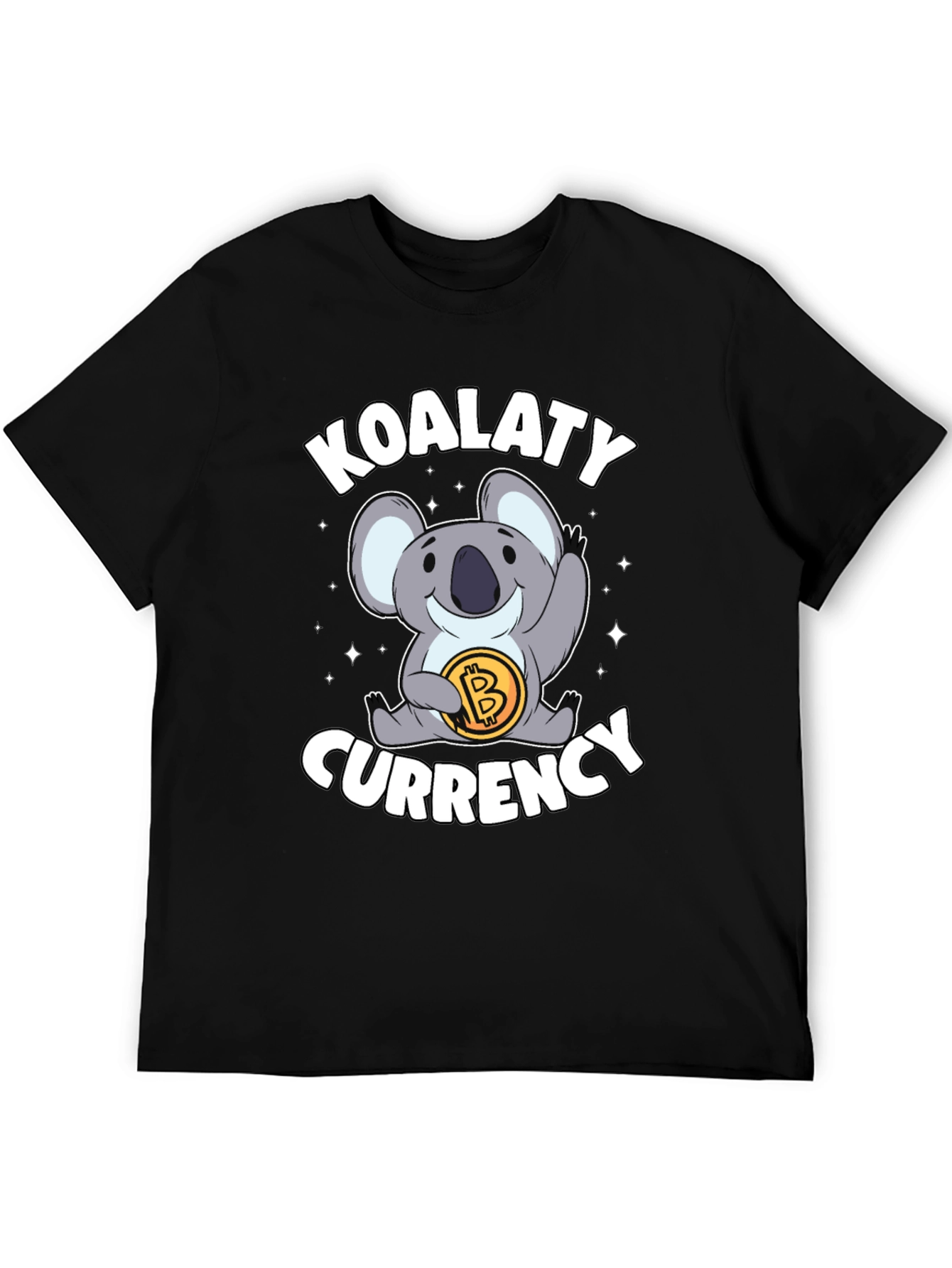 Black Koala-ty Currency T-Shirt view 5
