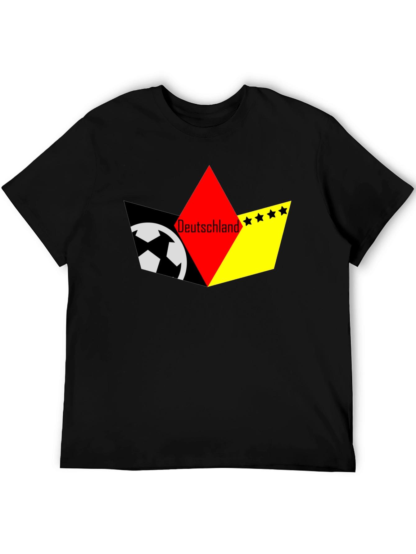 Deutschland Soccer T-Shirt - Black - 5