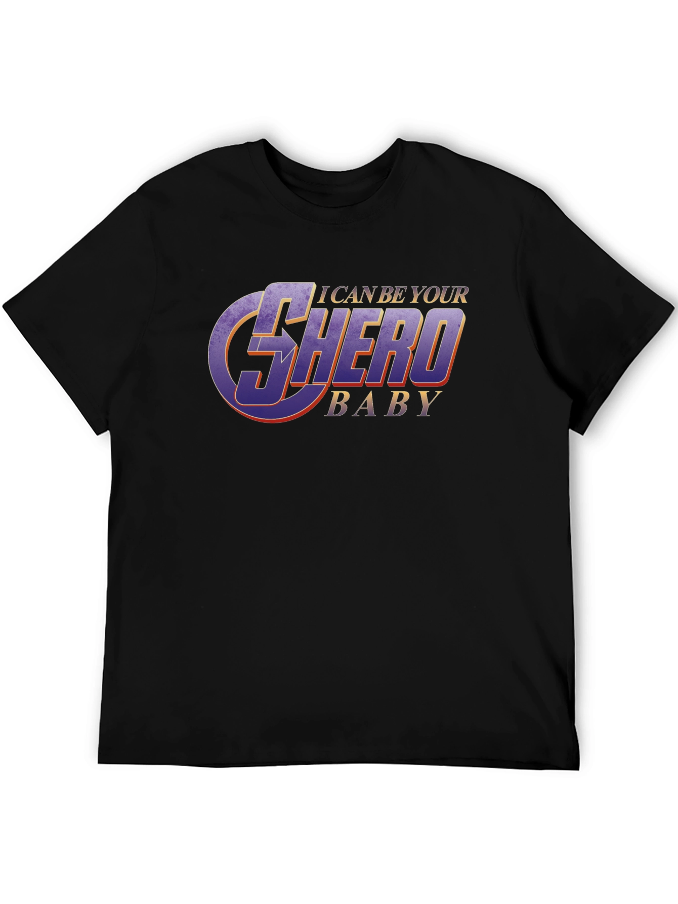 Black I Can Be Your Shero Baby Graphic T-Shirt view 5