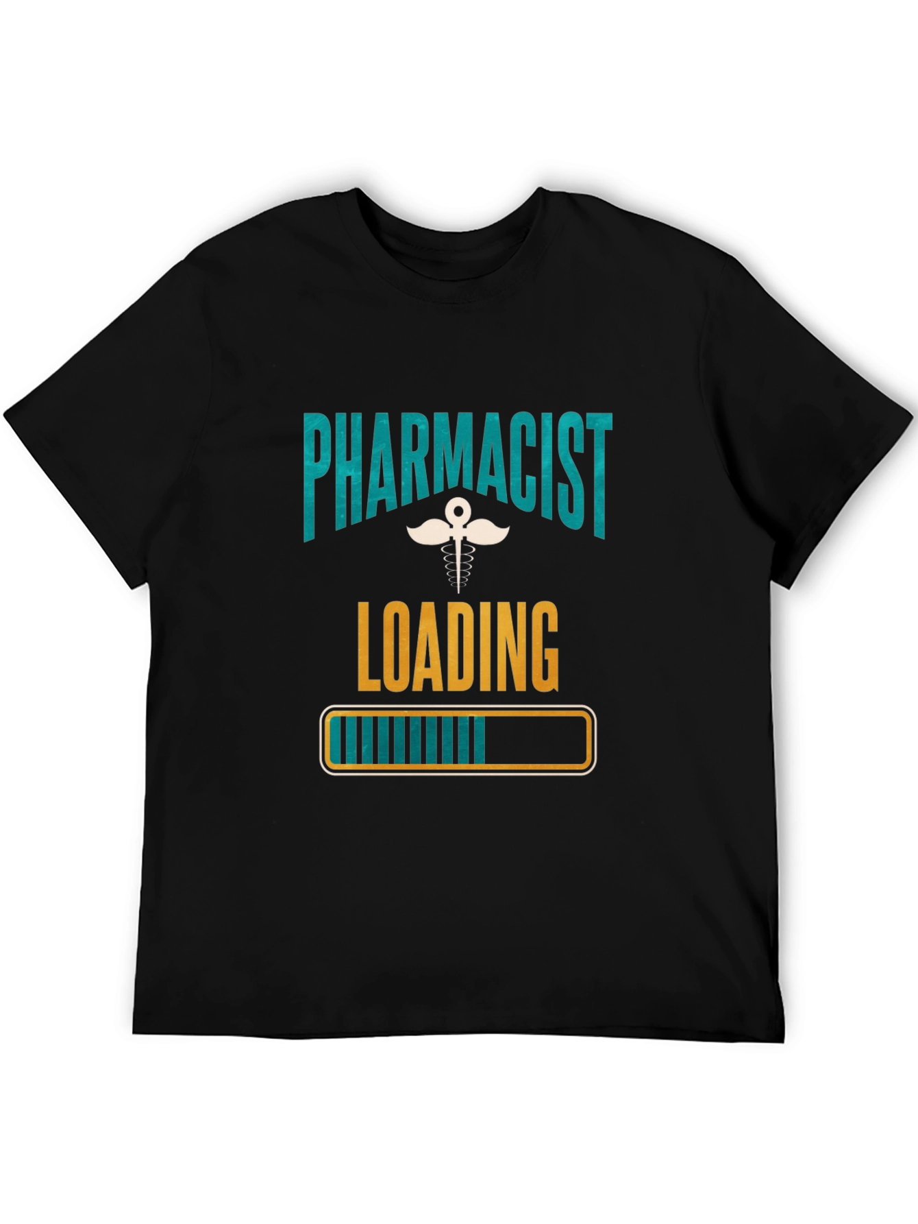 Black Pharmacist Loading T-Shirt - Funny Gift view 5