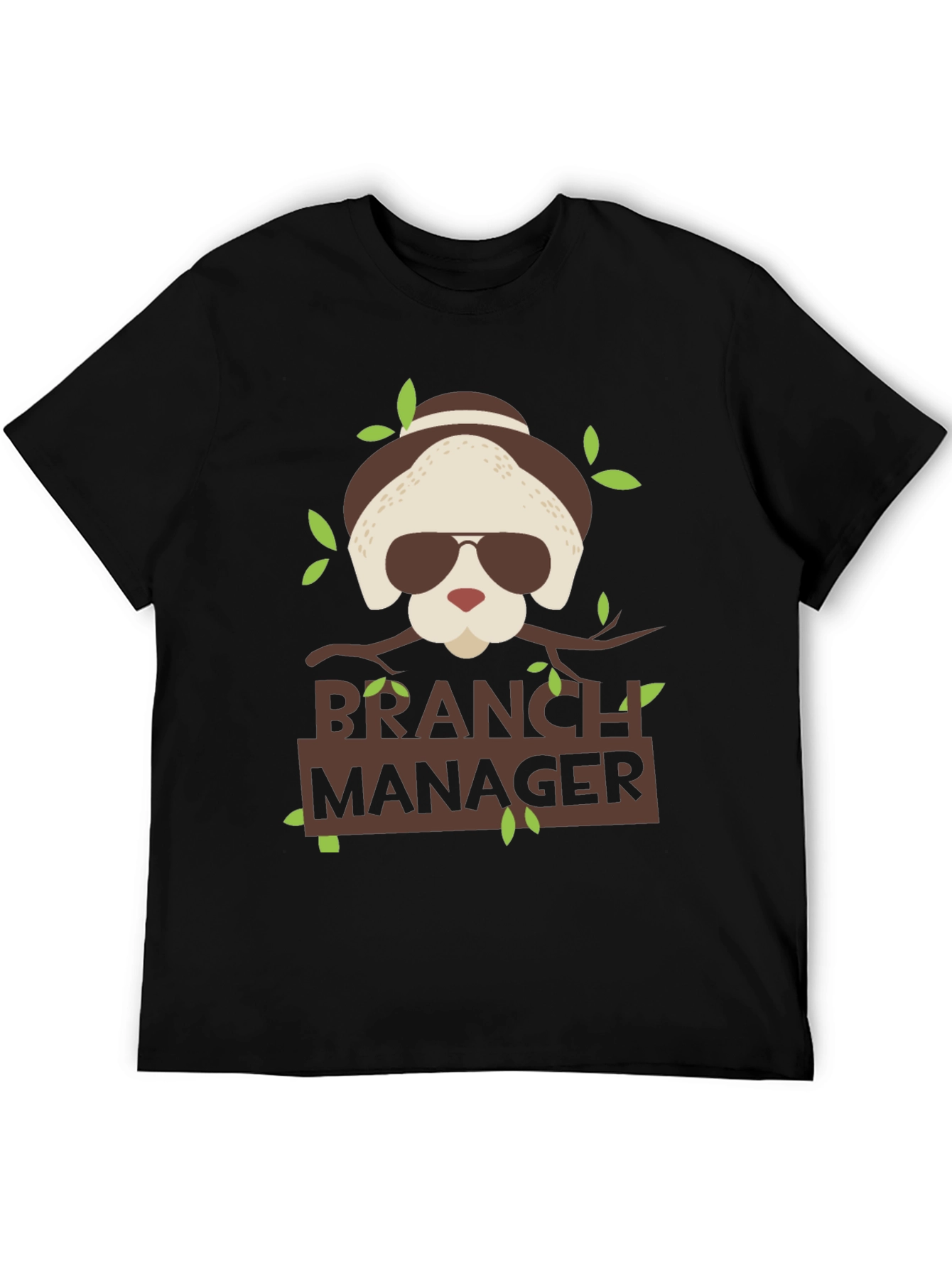 Black Branch Manager T-Shirt Funny Office Tee view 5