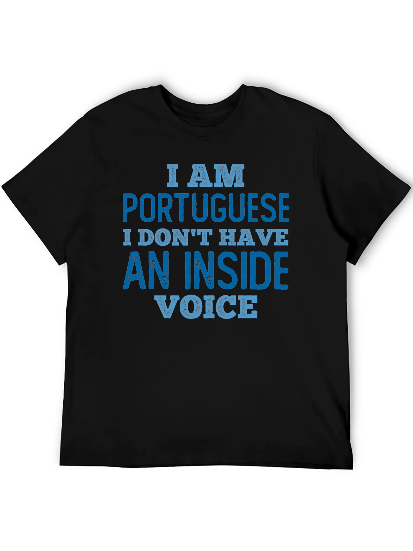 Black Portuguese Inside Voice Graphic Tee view 5