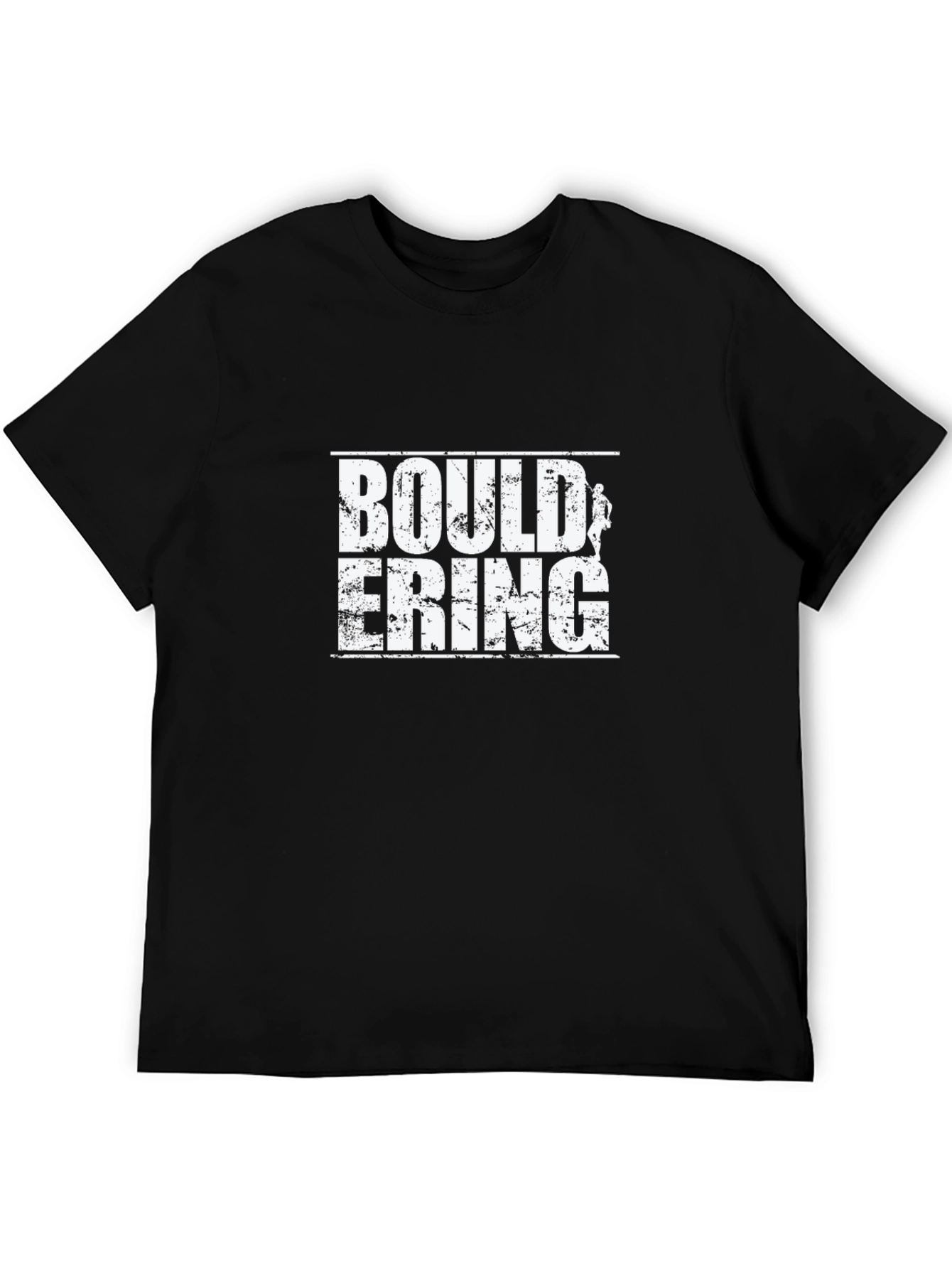 Black Bouldering Graphic Tee - Climbing T-Shirt view 5