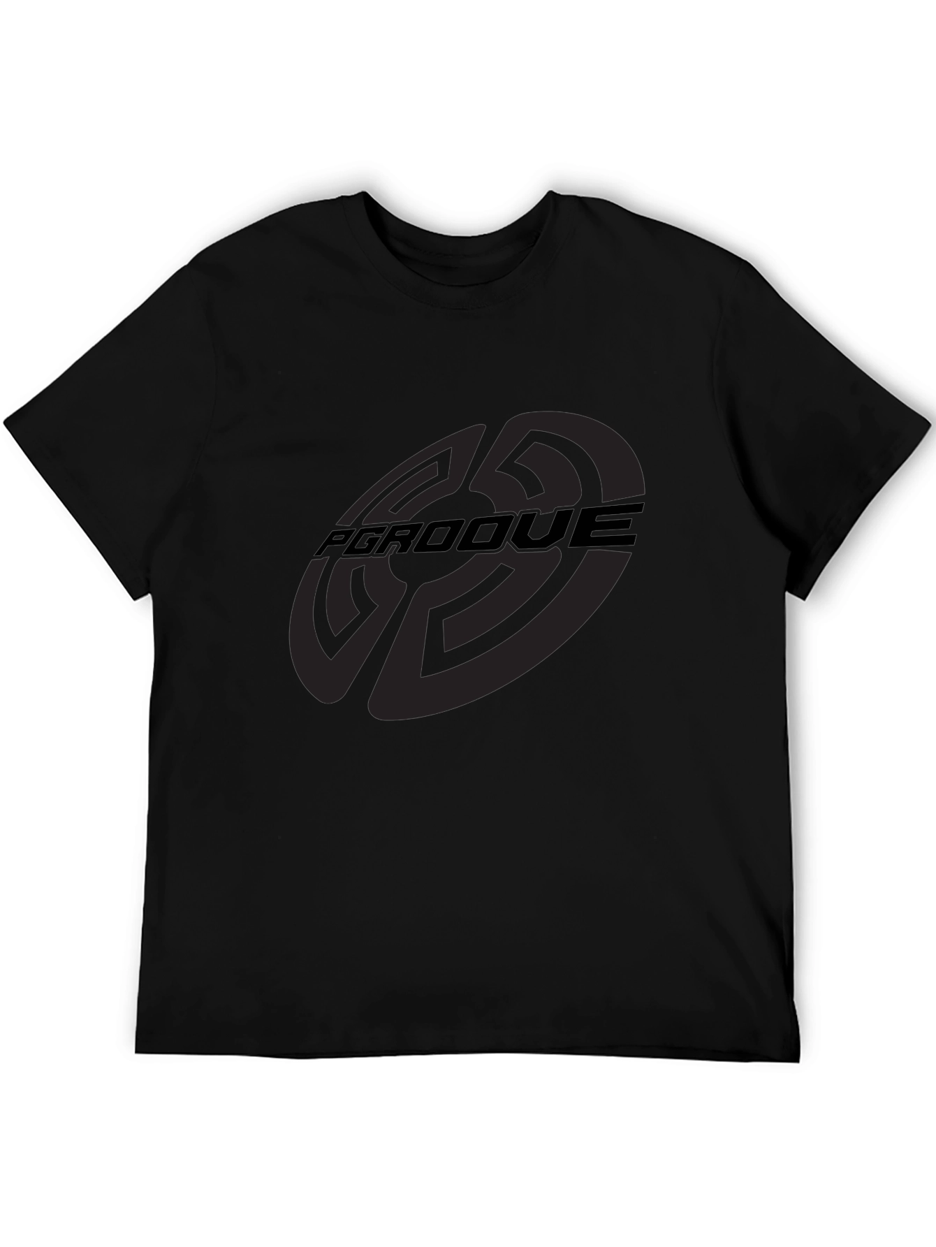 Black PGRDOOVE Graphic Tee - Stylish Black T-Shirt view 5