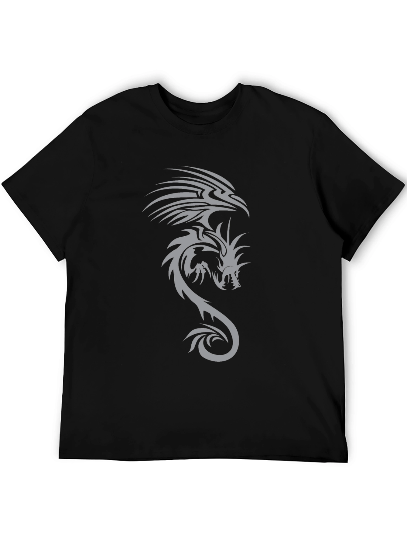 Black Dragon Graphic Black T-Shirt view 5