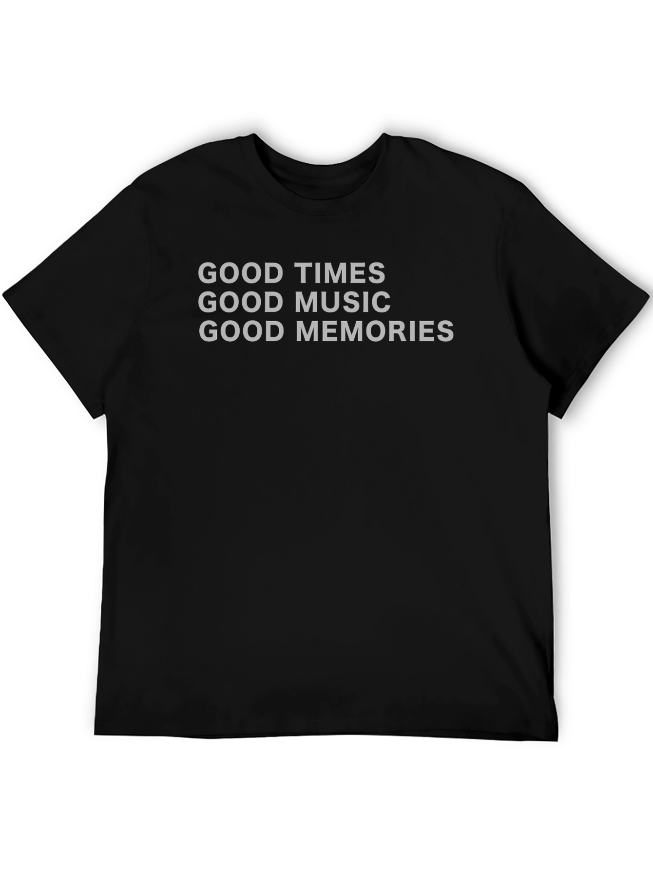 Black Good Times, Music, Memories Tee view 5