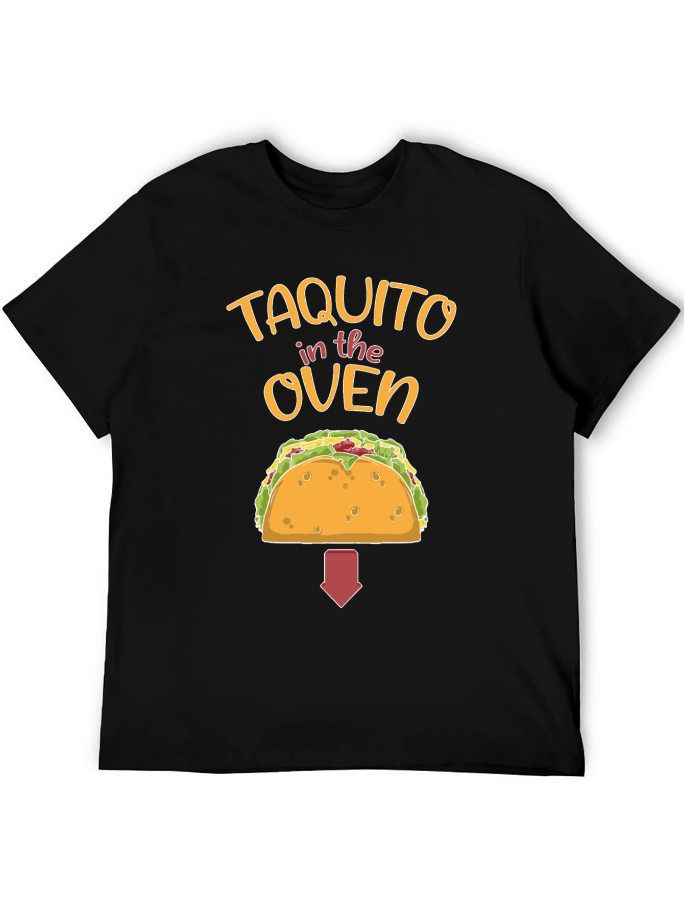 Taquito in the Oven Pregnancy Announcement T-Shirt - 5