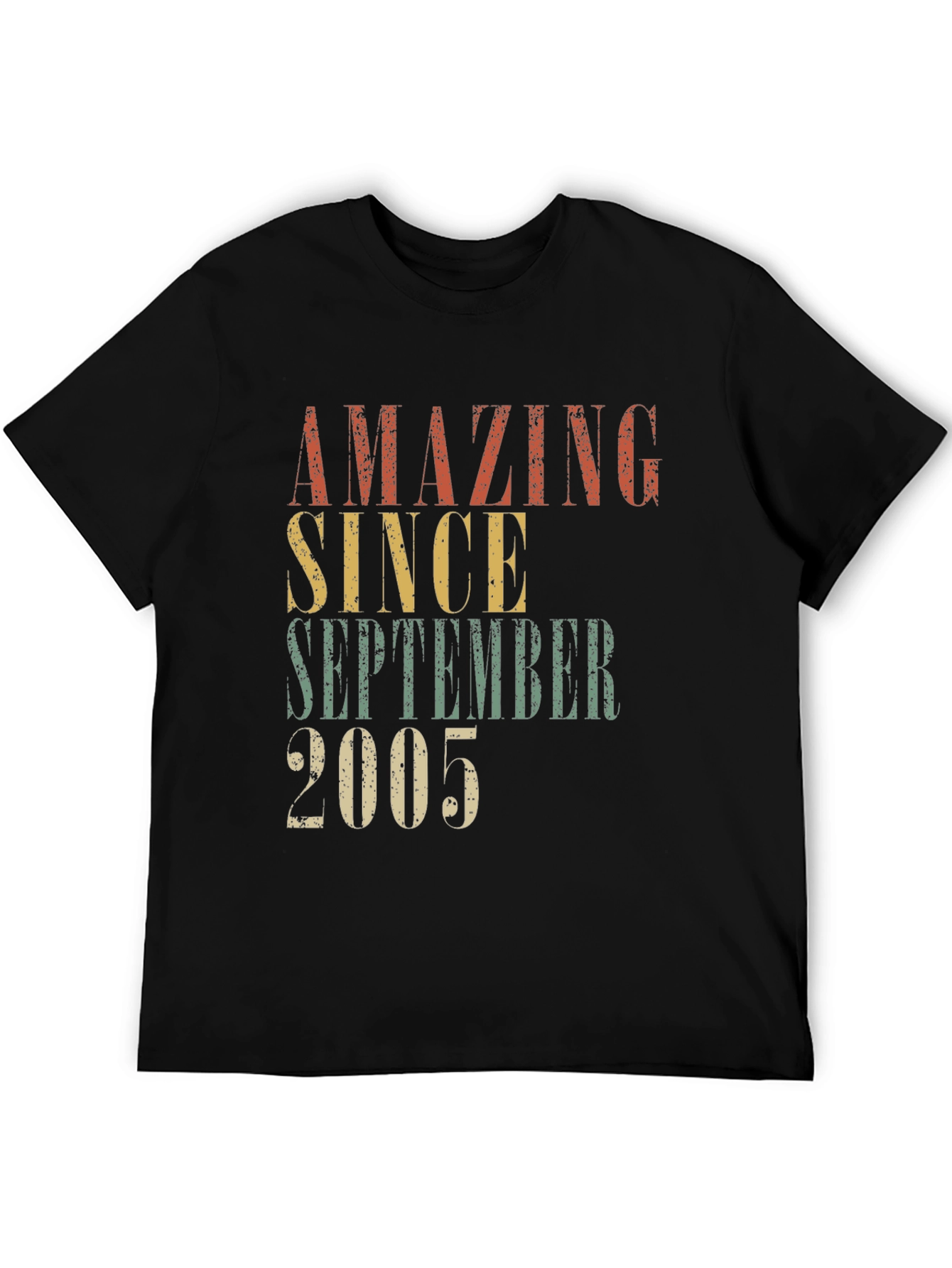 Black Amazing Since September 2005 Black T-Shirt view 5