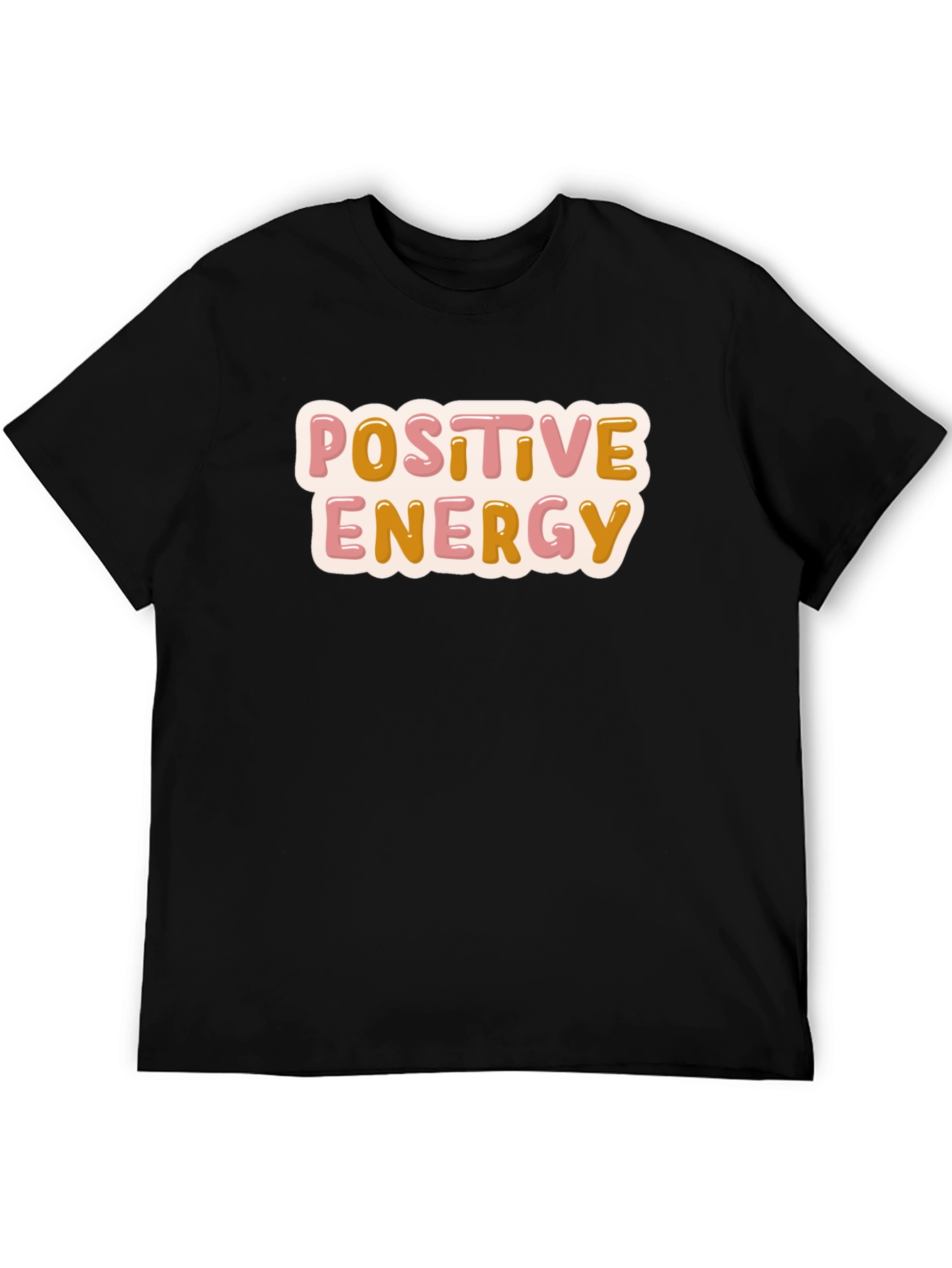 Black Positive Energy Black T-Shirt view 5