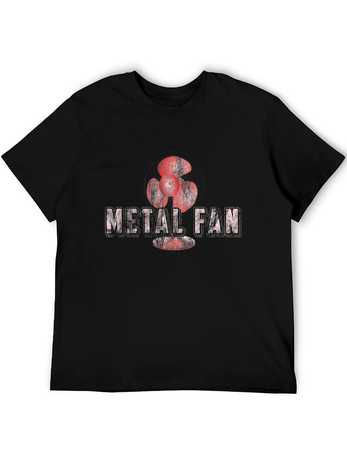 Metal Fan T-Shirt - Graphic Print Black Tee - 5