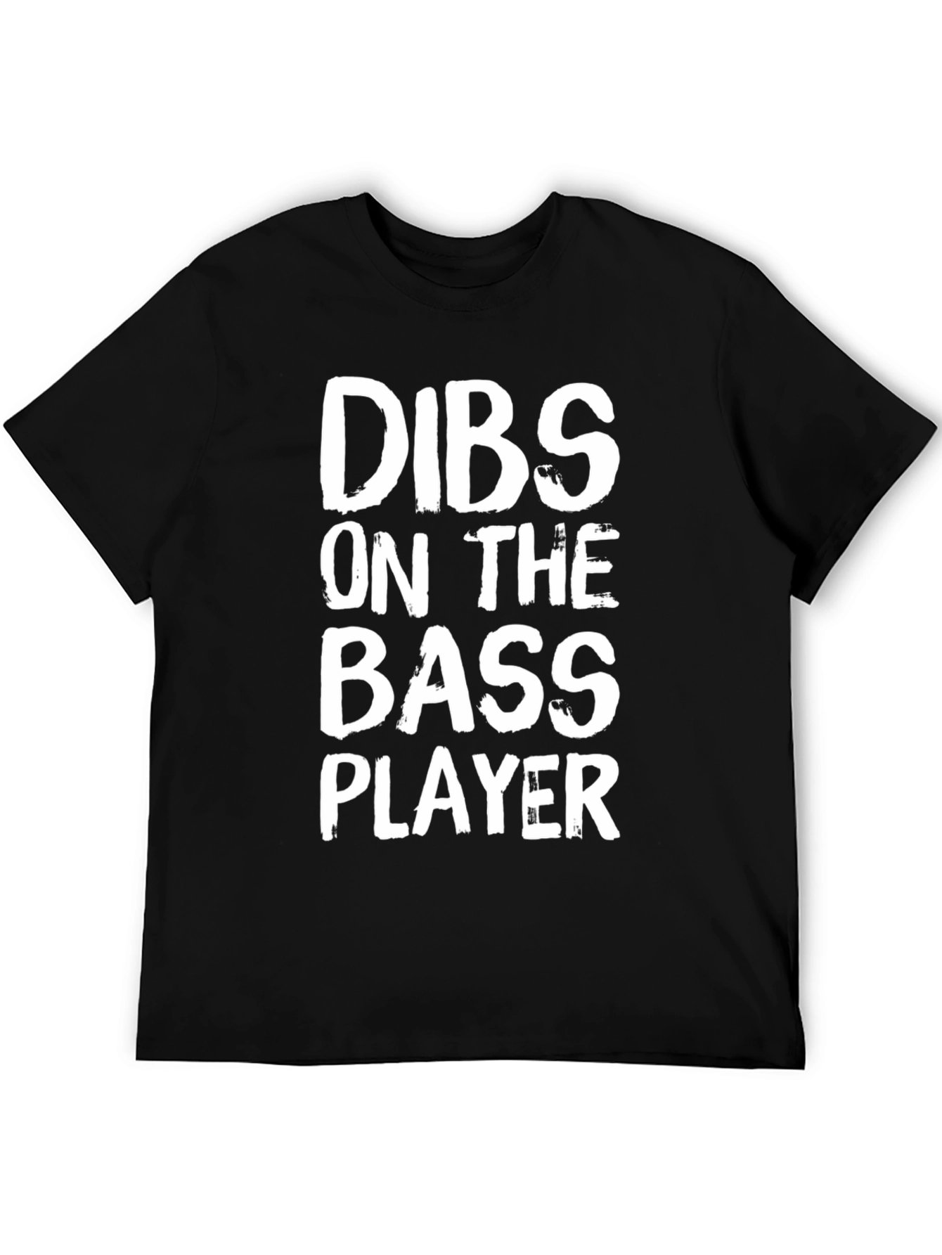 Black Dibs On The Bass Player T-Shirt - Funny Music Tee view 5