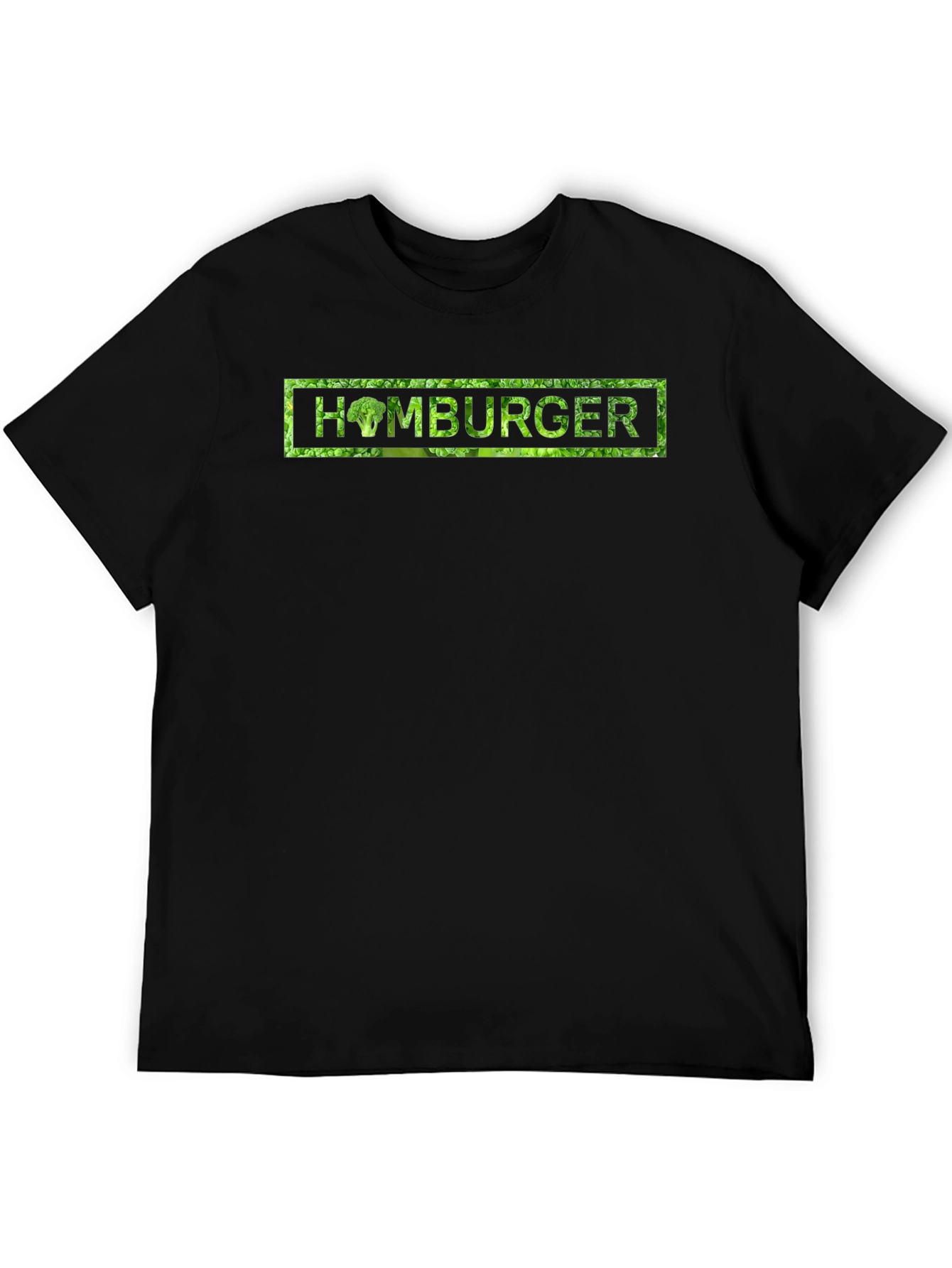 Black Homburger Broccoli Graphic T-Shirt view 5