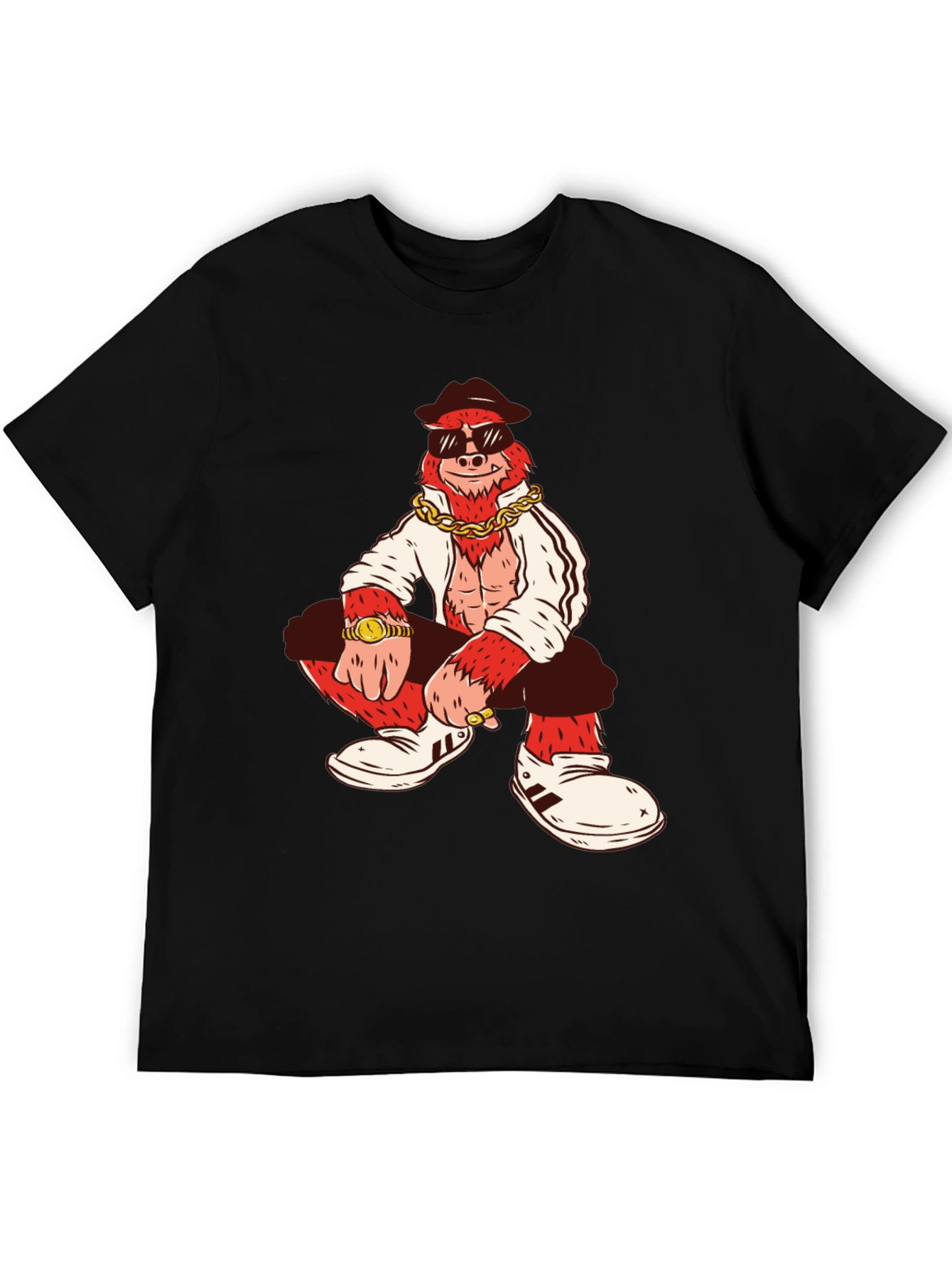 Black Cool Gorilla T-Shirt view 5