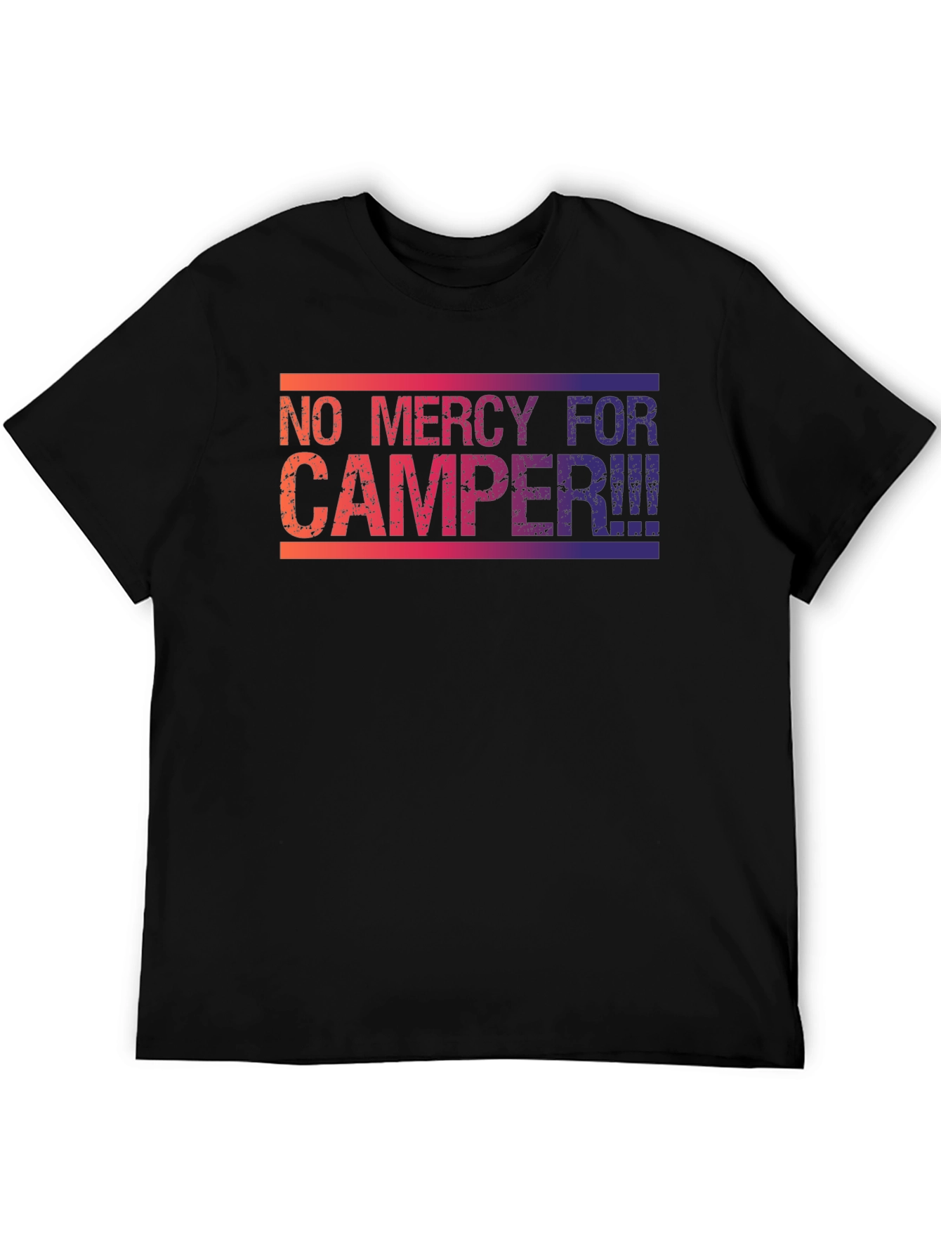 Black No Mercy for Camper Graphic Tee view 5