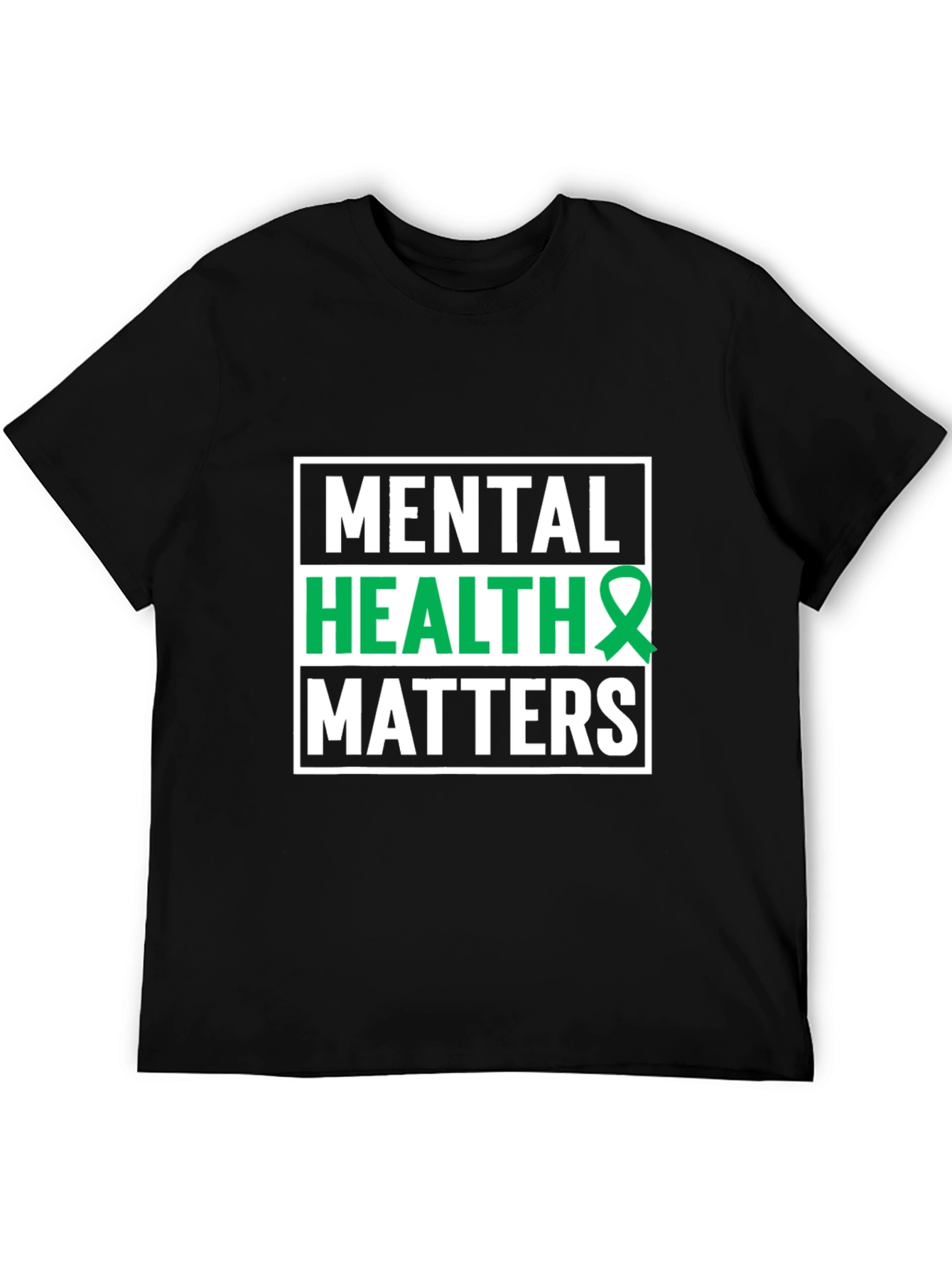 Black Mental Health Matters T-Shirt - Awareness Support Tee view 5