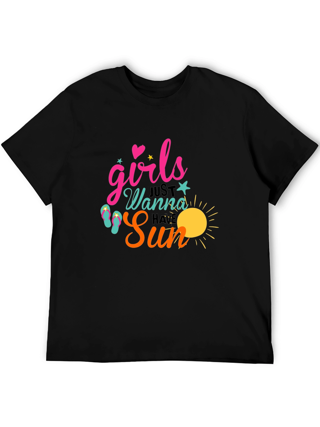 Black Girls Wanna Have Sun Graphic T-Shirt view 5