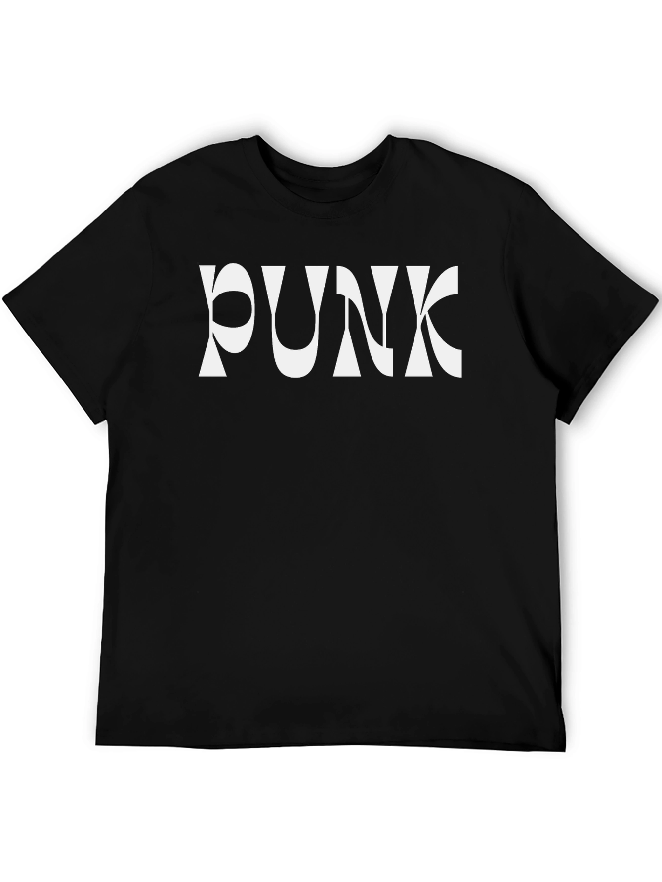 Black Punk Graphic Tee - Bold Statement T-Shirt view 5