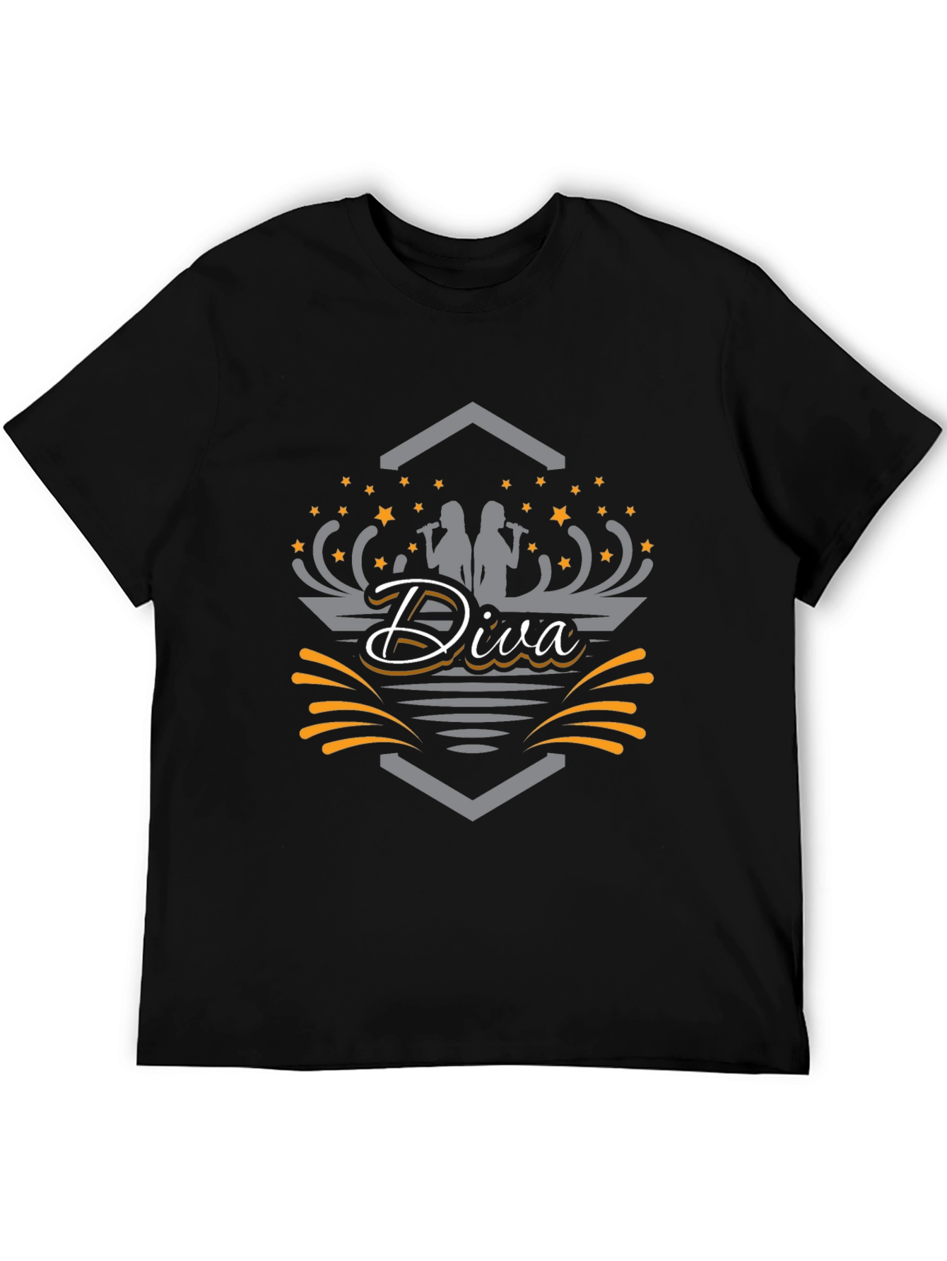 Black Diva Music T-Shirt view 5