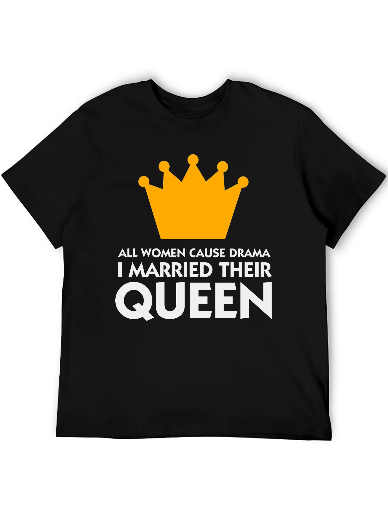 Black Queen Graphic Men's T-Shirt view 5