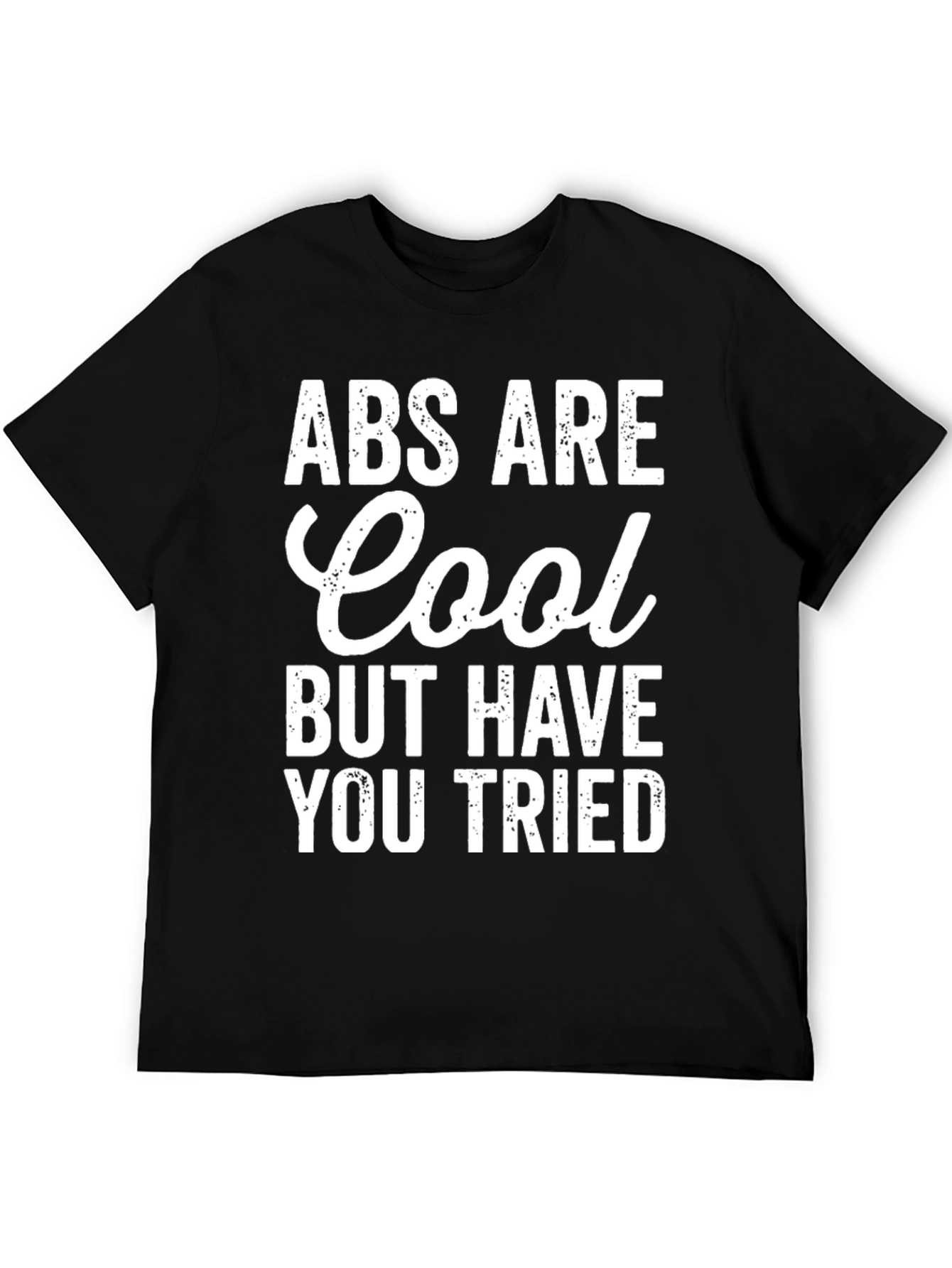 Black Abs Are Cool Graphic T-Shirt view 5