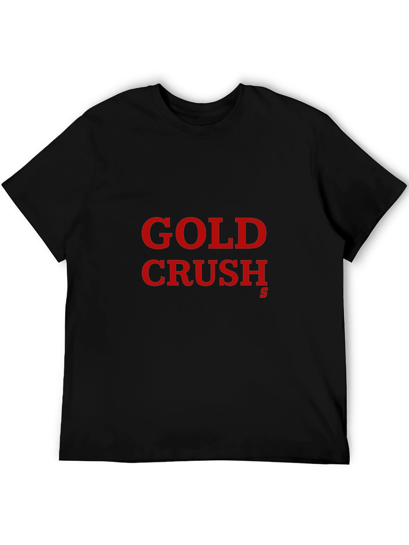 Black Gold Crush Graphic Tee - Trendy Casual Style view 5