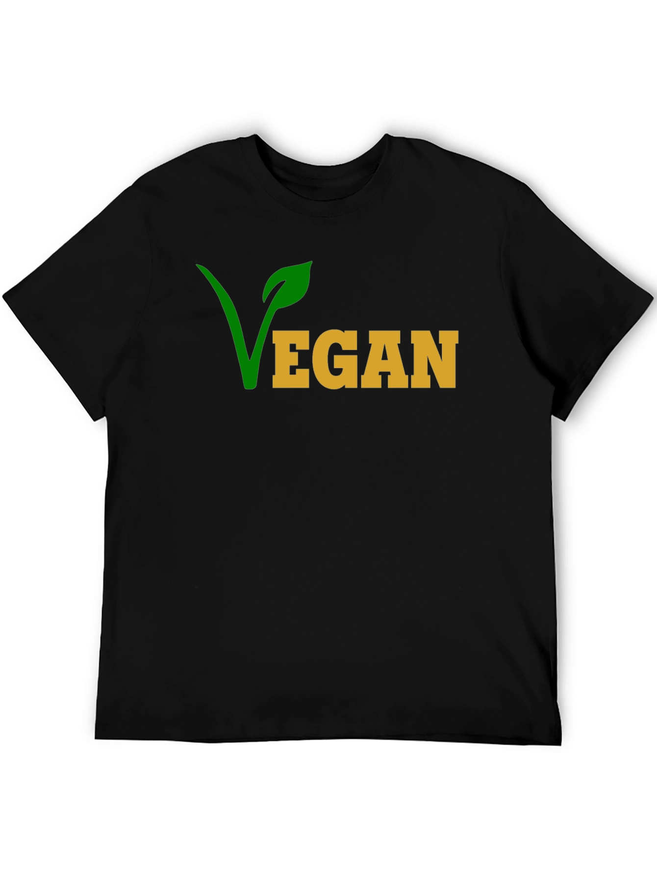 Black Vegan T-Shirt - Stylish & Sustainable view 5