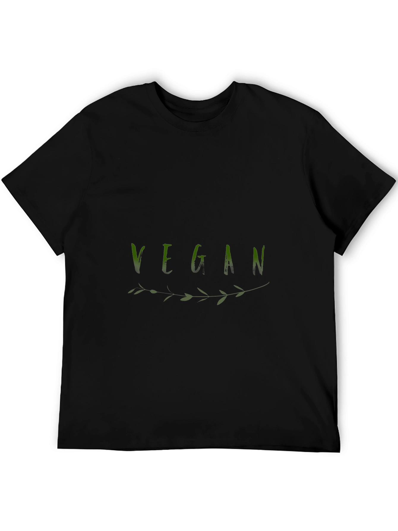 Black Vegan T-Shirt: Stylish & Sustainable Choice view 5