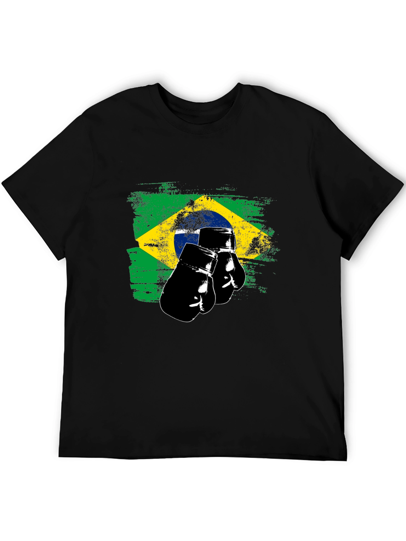 Black Brazil Boxing T-Shirt view 5
