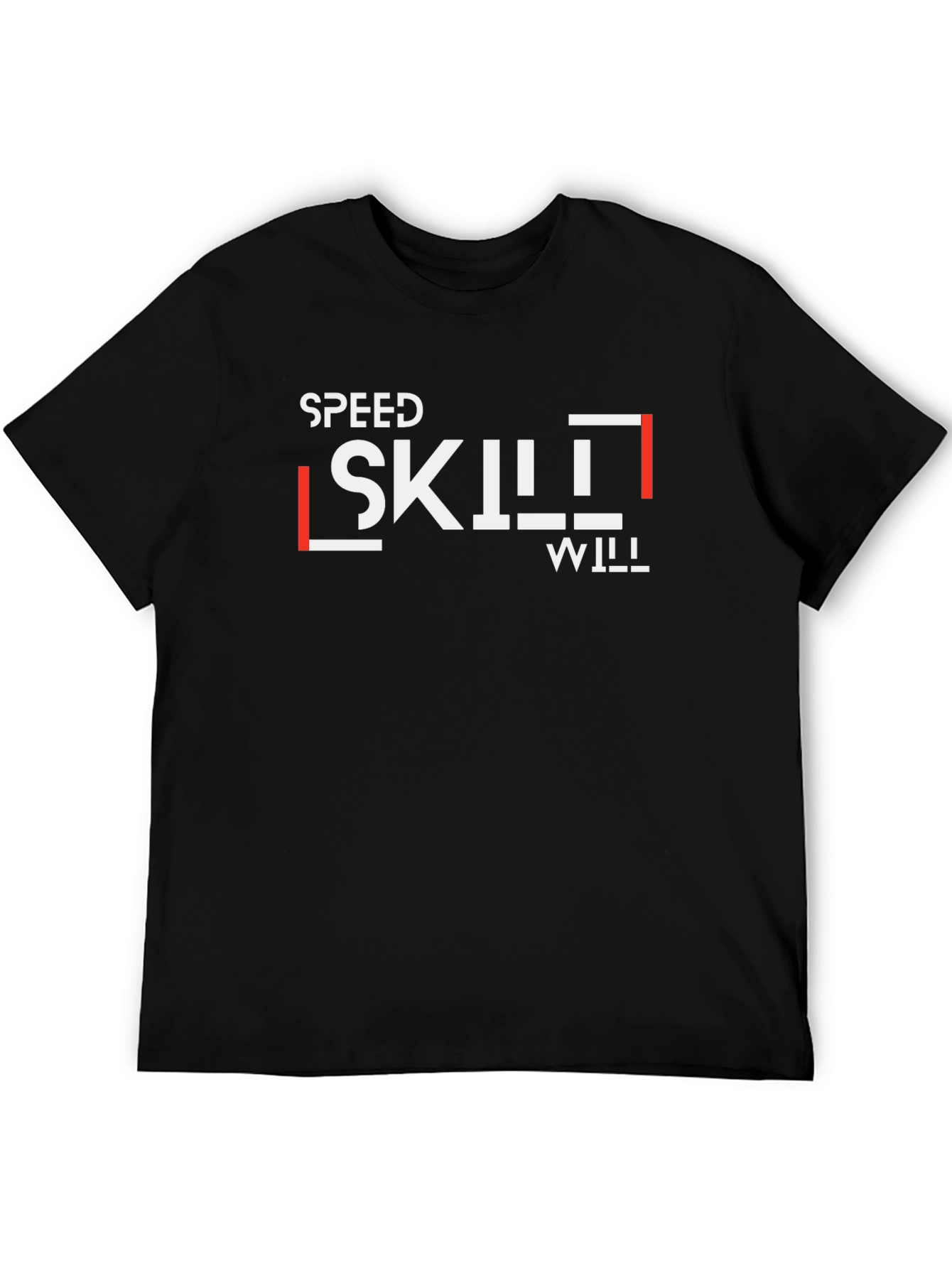 Black Speed Skill Will Graphic Tee - Mens Black T-Shirt view 5