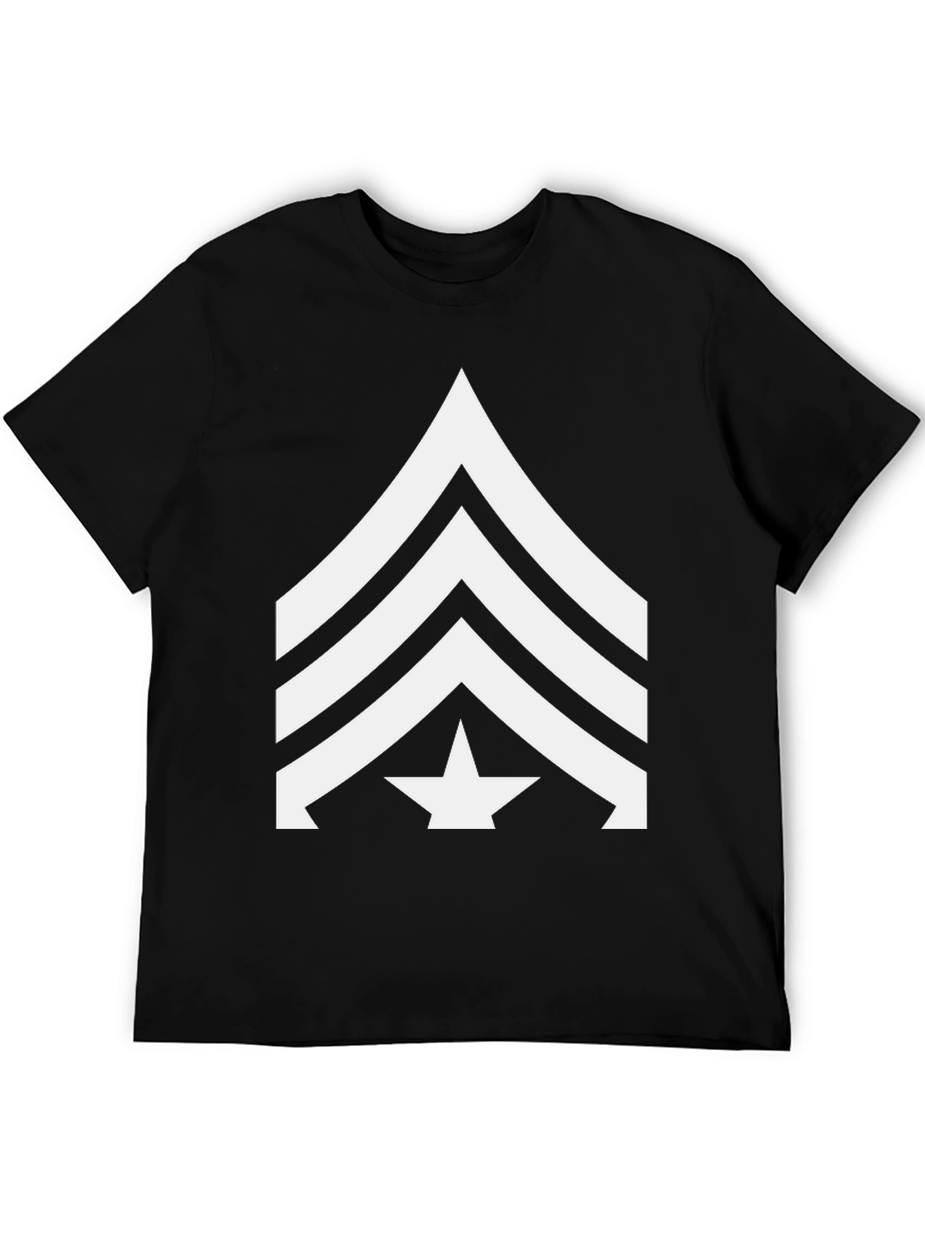 Black Sergeant First Class Graphic Tee - Black view 5