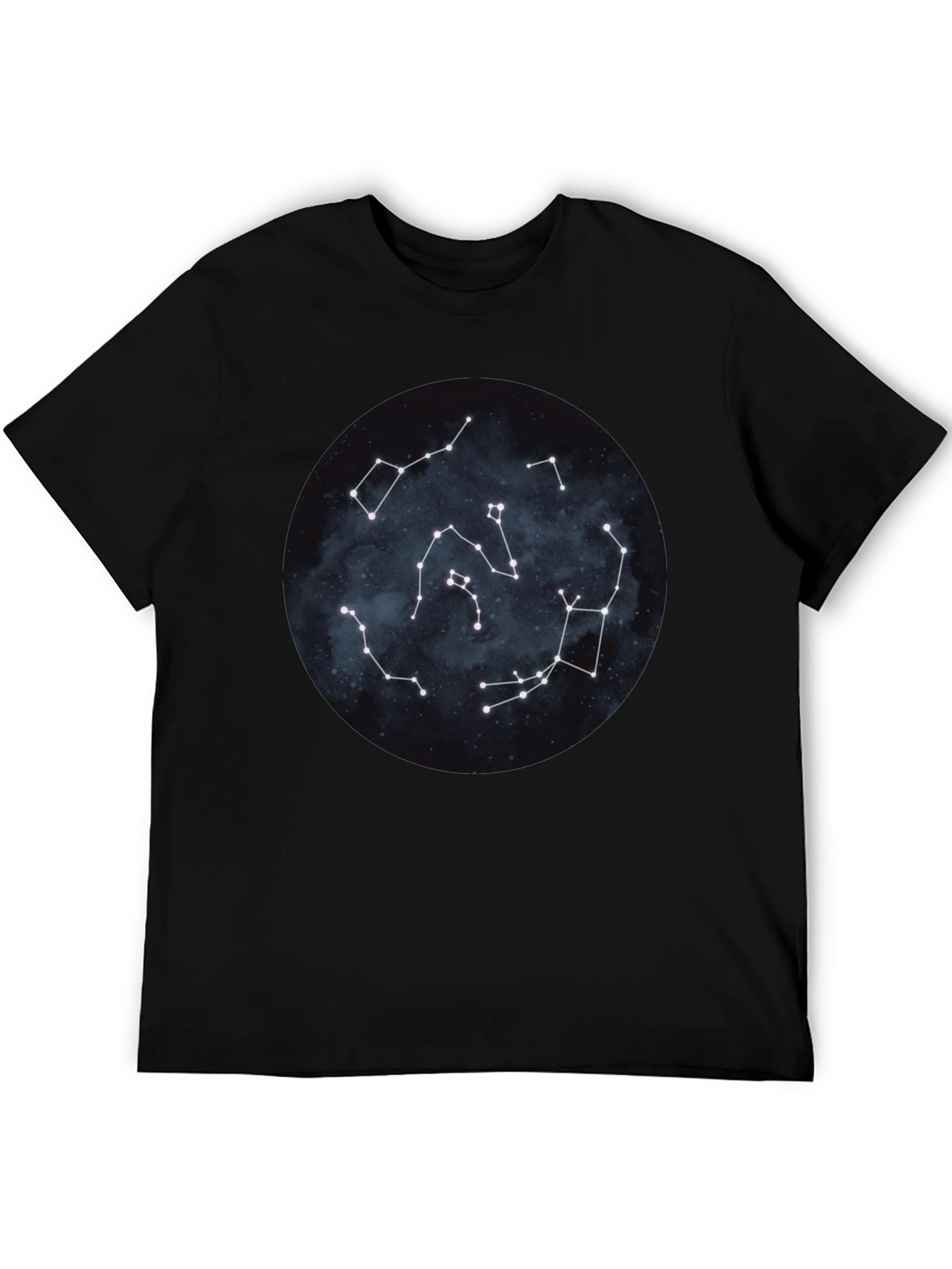 Black Constellation T-Shirt - Starry Night Design view 5