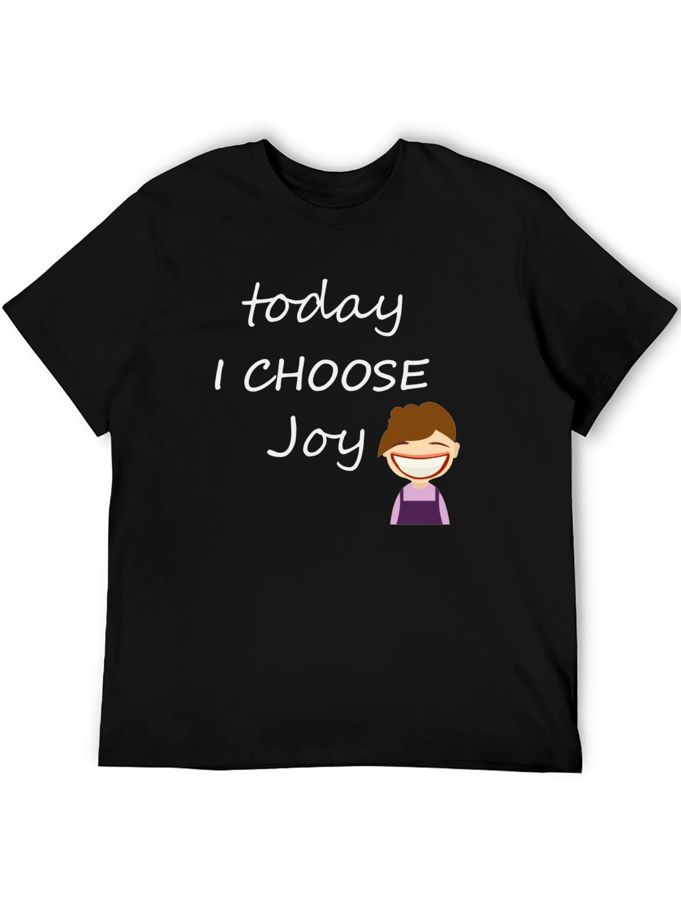 Black Choose Joy T-Shirt - Positive Vibes view 5