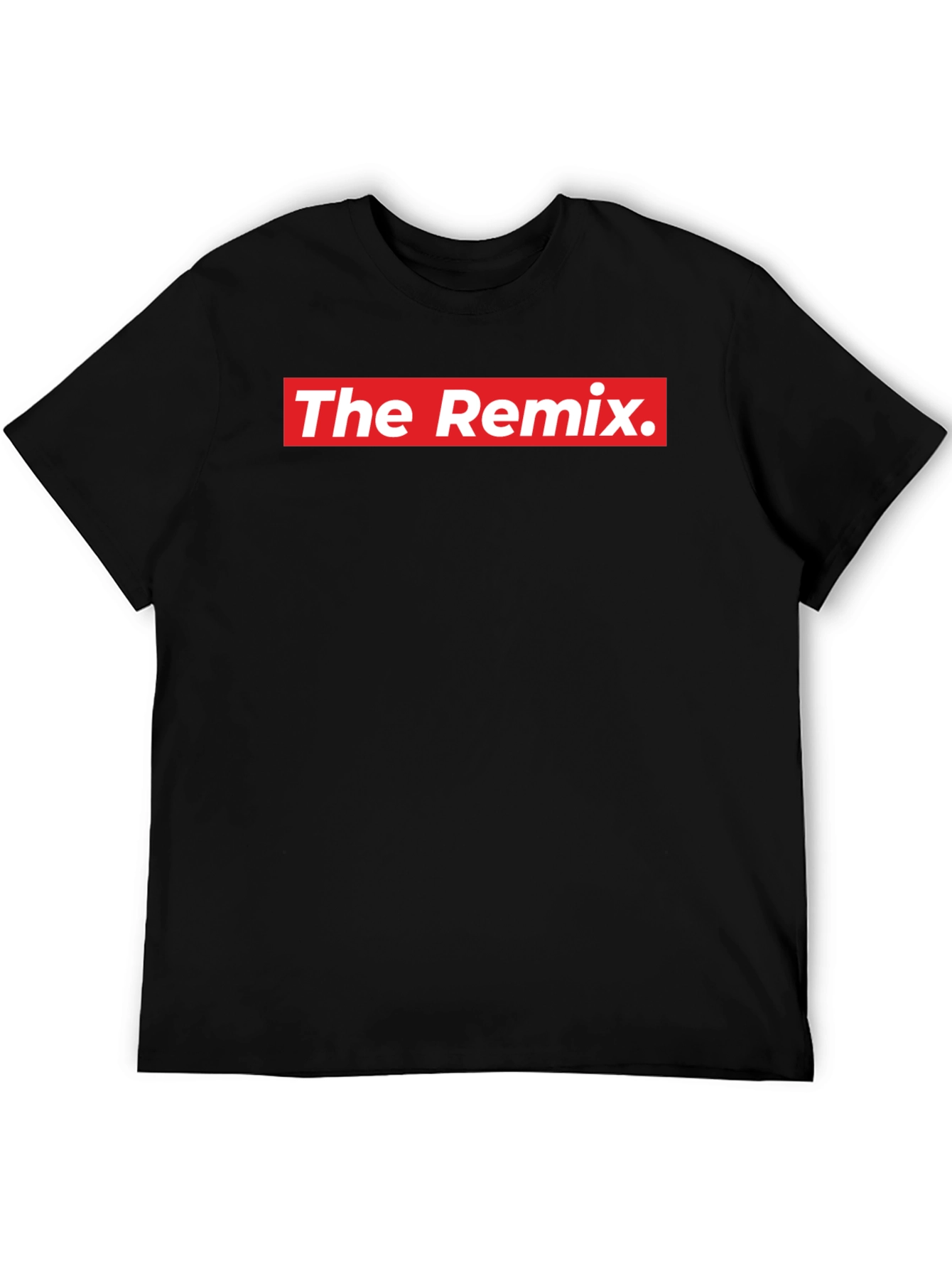 Black The Remix Graphic Tee - Streetwear Fashion view 5