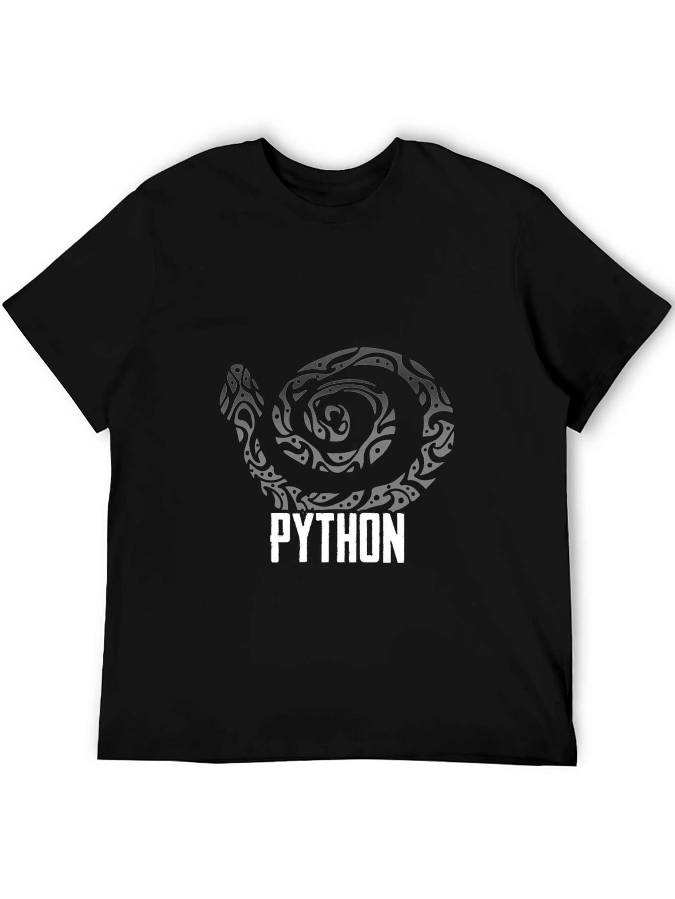 Python Snake Graphic Men's T-Shirt - 5